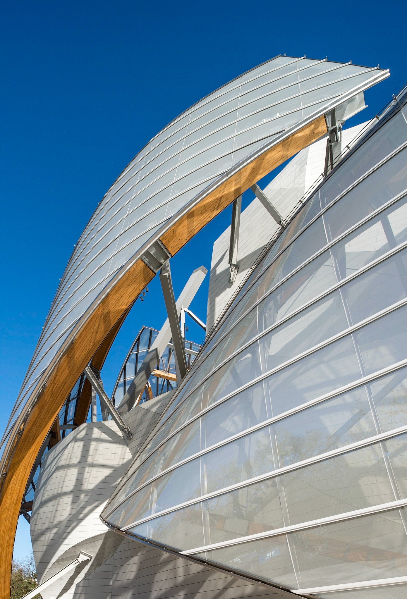 La Fondation d'entreprise Louis Vuitton, Paris. Frank Gehry architecte.