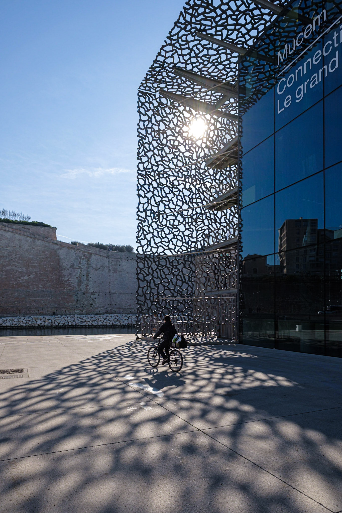MUCEM, architecte Rudy Ricciotti (associé à Roland Carta). Marseille, Bouches du Rhône. France.
