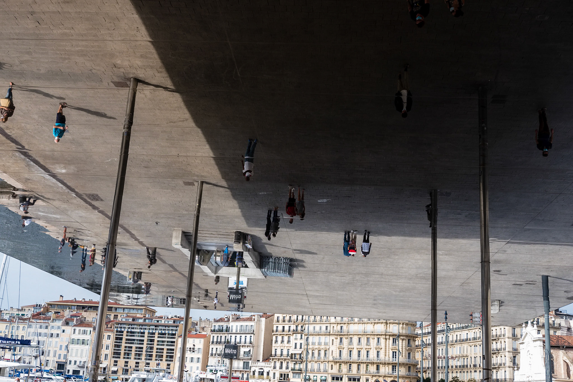 Ombrière du Vieux Port, Marseille. France