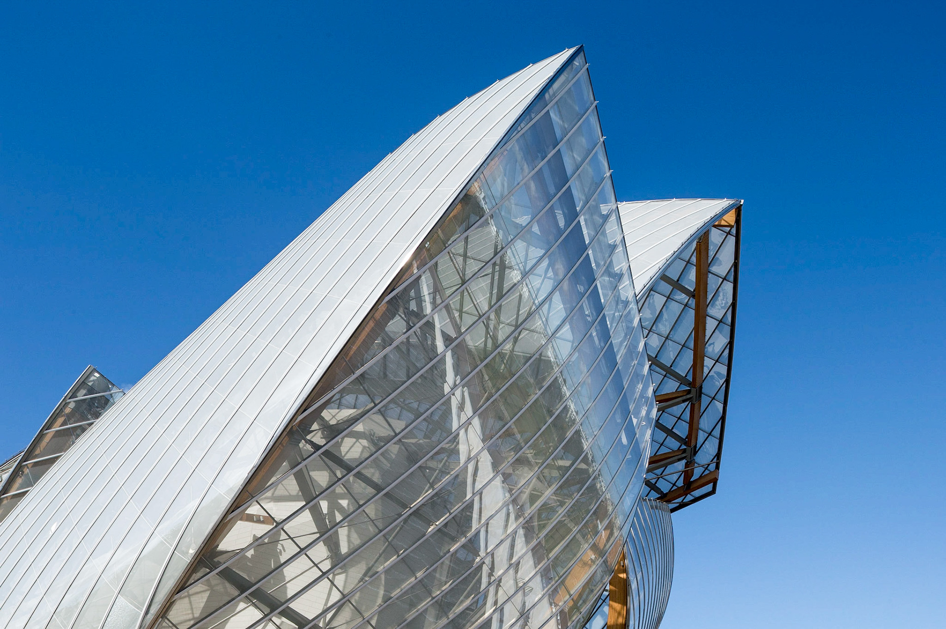 La Fondation d'entreprise Louis Vuitton, Paris. Frank Gehry architecte.