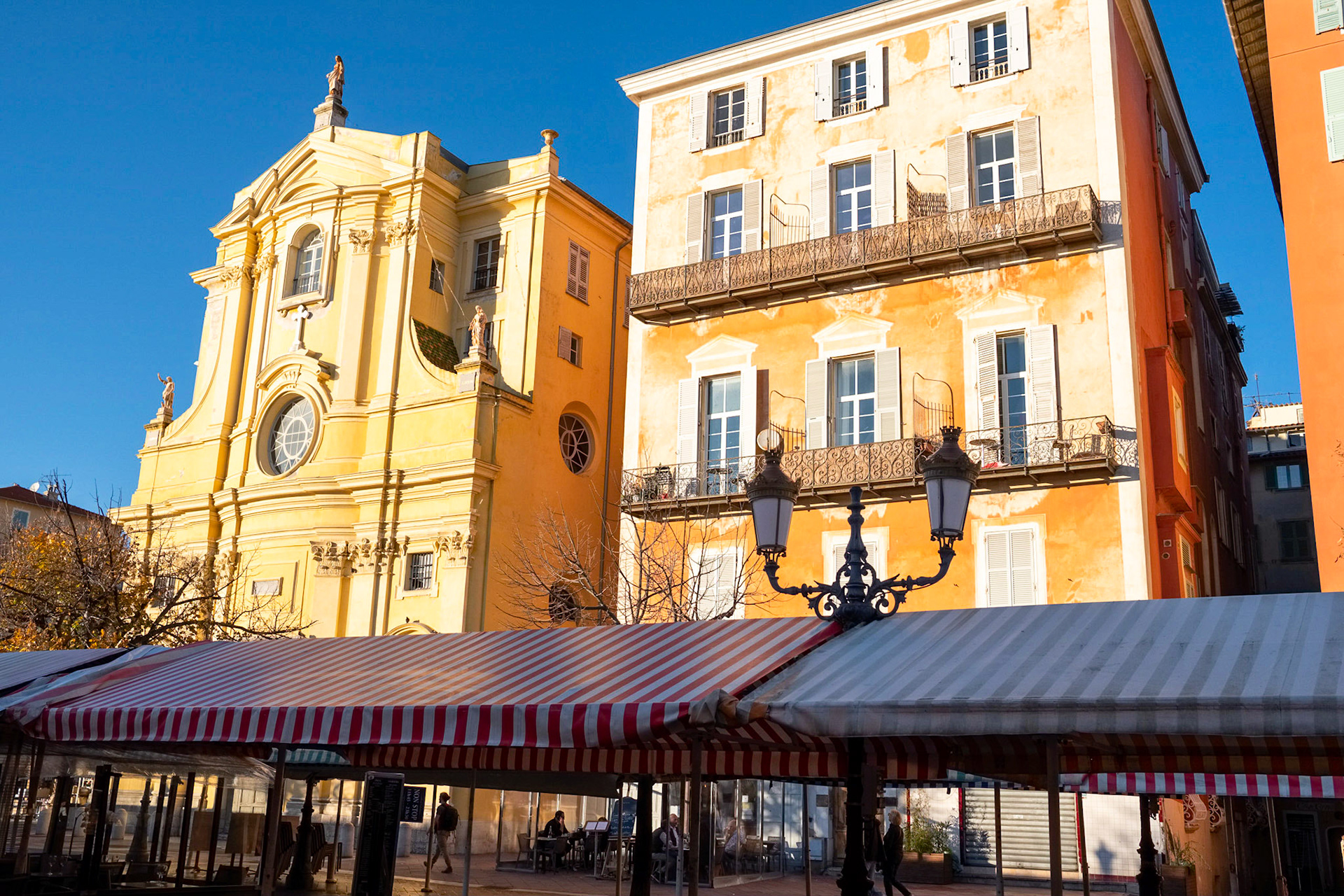 La Chapelle de la Miséricorde sur le Cours Saleya. Vieux Nice, Alpes Marimes, France