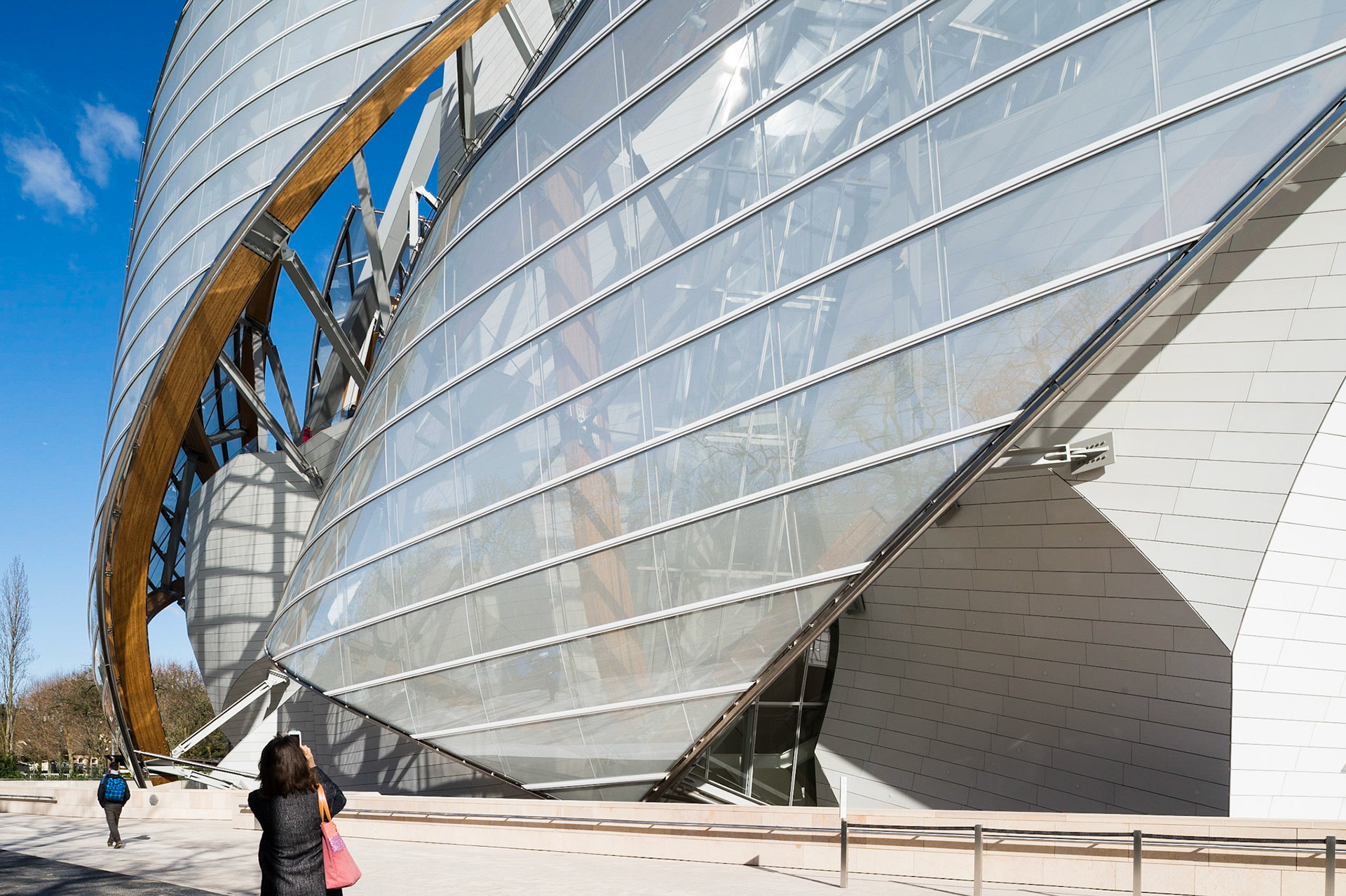 La Fondation d'entreprise Louis Vuitton, Paris. Frank Gehry architecte.