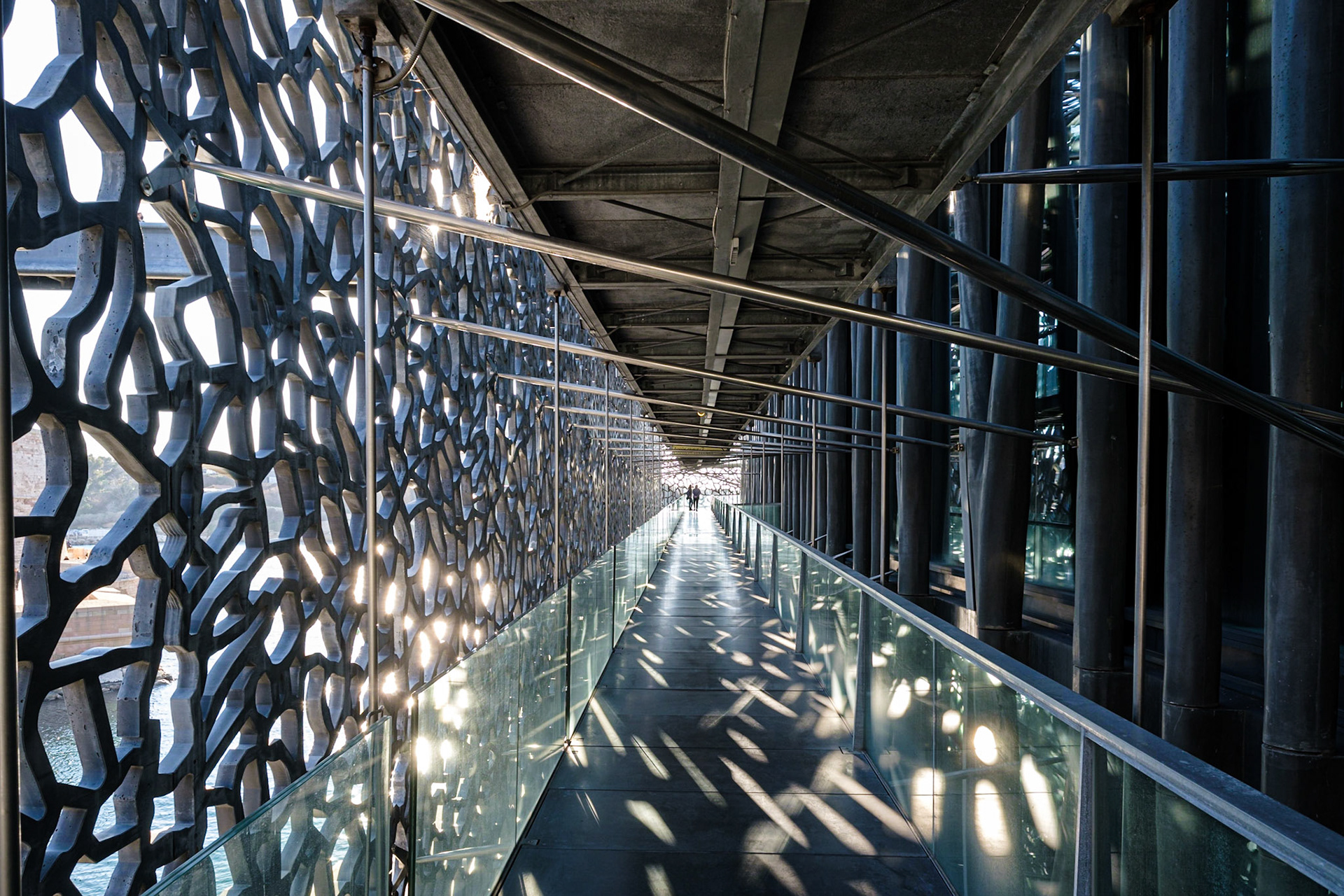 MUCEM, architecte Rudy Ricciotti (associé à Roland Carta). Marseille, Bouches du Rhône. France.