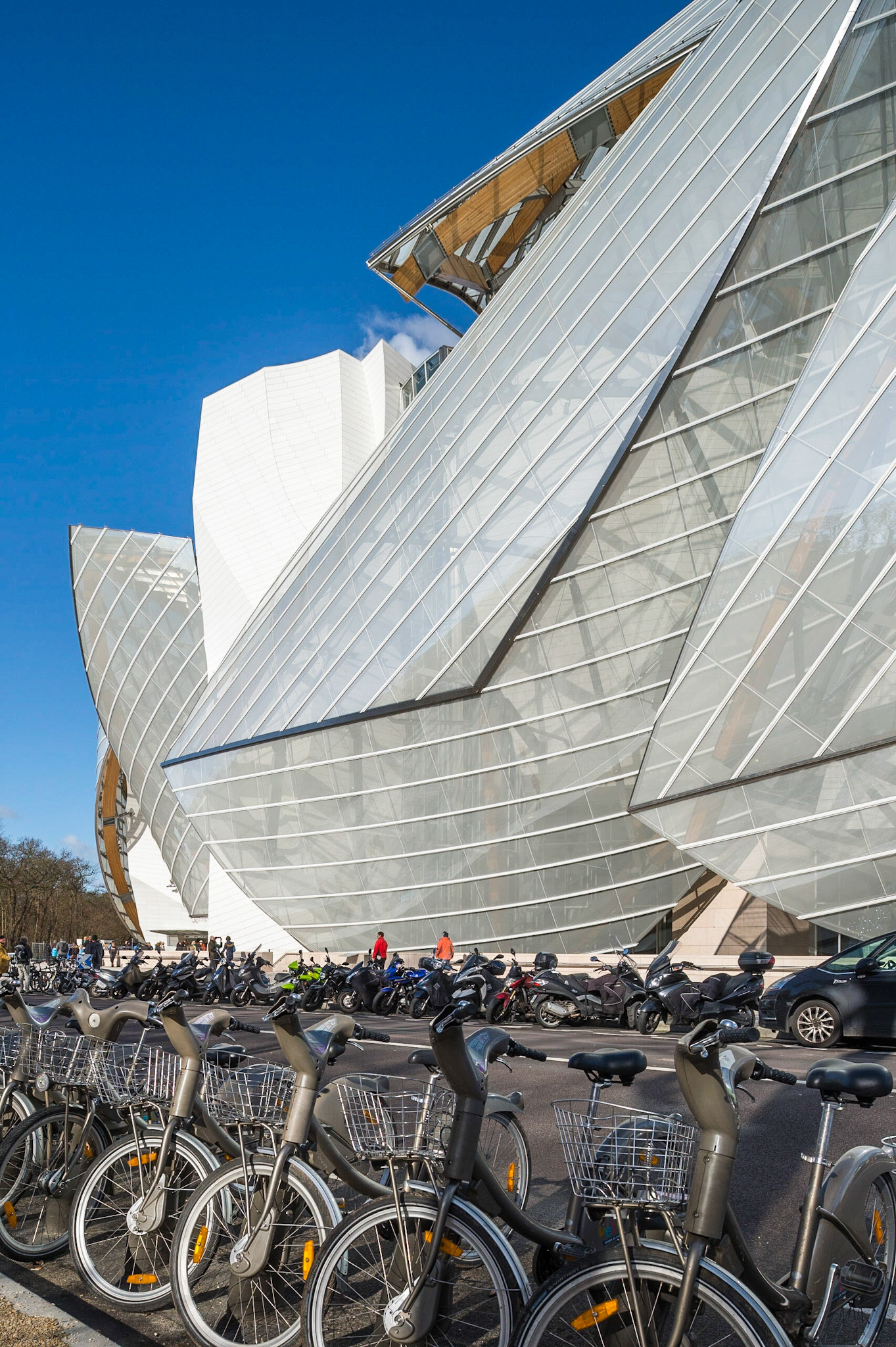 La Fondation d'entreprise Louis Vuitton, Paris. Frank Gehry architecte.