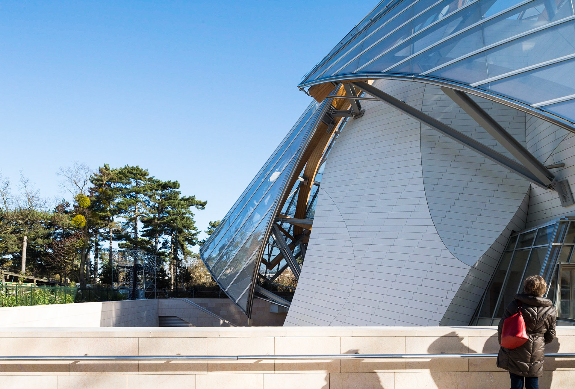 La Fondation d'entreprise Louis Vuitton, Paris. Frank Gehry architecte.