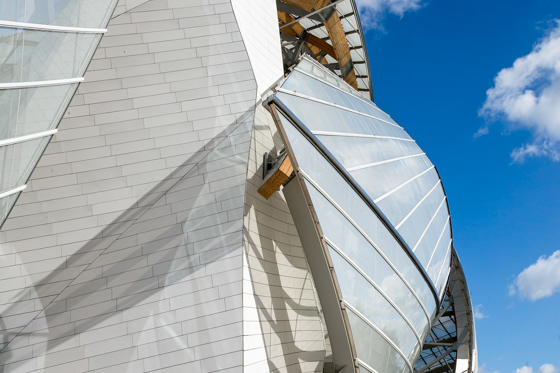 La Fondation d'entreprise Louis Vuitton, Paris. Frank Gehry architecte.