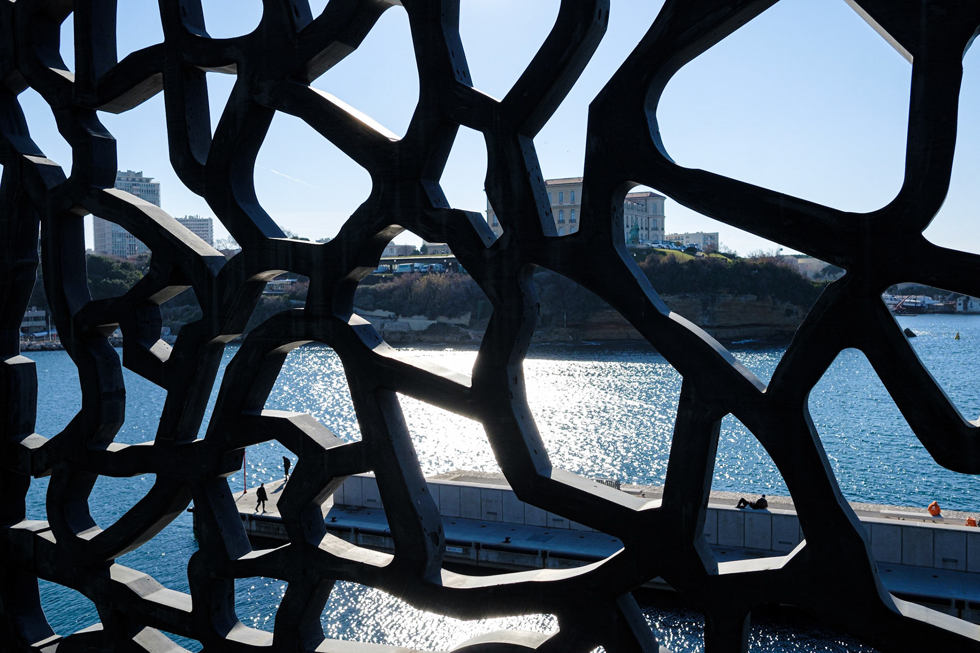 MUCEM, architecte Rudy Ricciotti (associé à Roland Carta). Marseille, Bouches du Rhône. France.