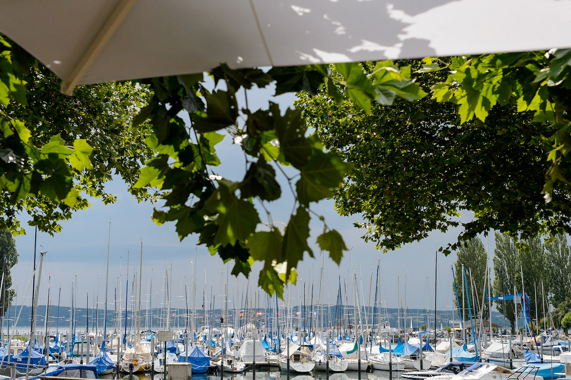 Unteruhldingen am Bodensee. Lac de Constance, Bade-Wurtemberg, Allemagne.