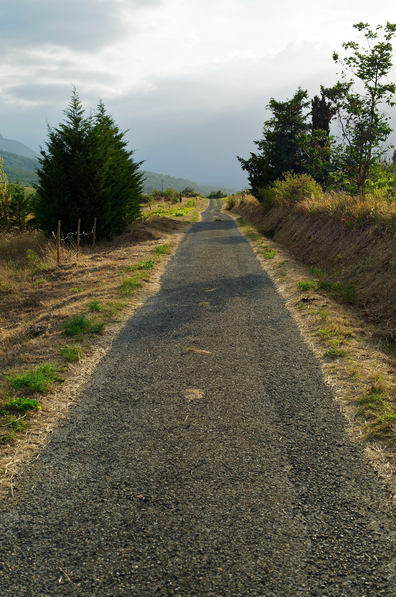 Paysages de Hautes Corbieres, Aude, France.