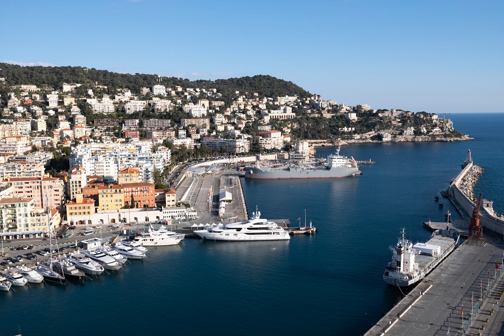 Le Port de Nice, Alpes Marimes, France