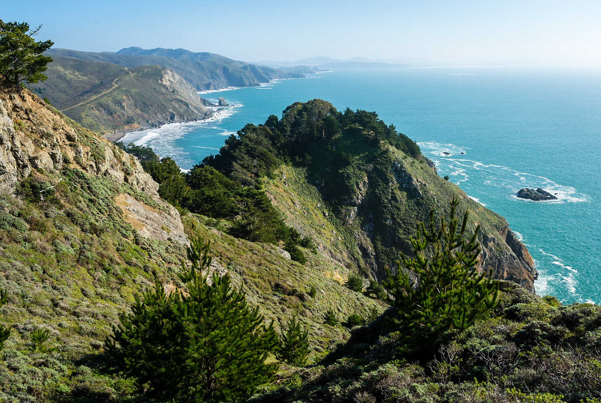 Highway One, Californie, USA.