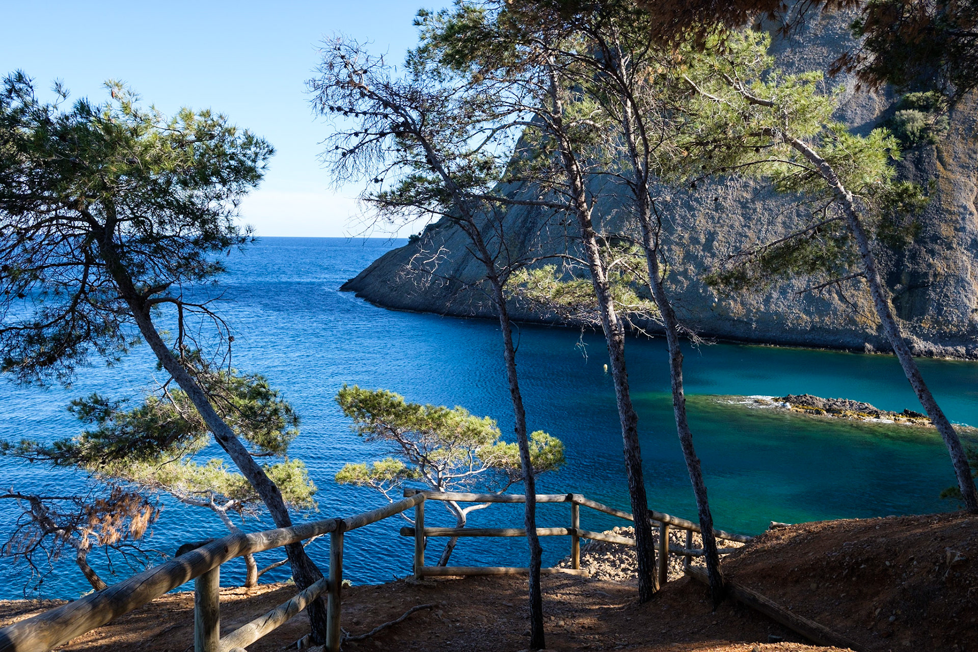 Calanques du Mugel, La Ciotat, Bouches du Rhone, France.