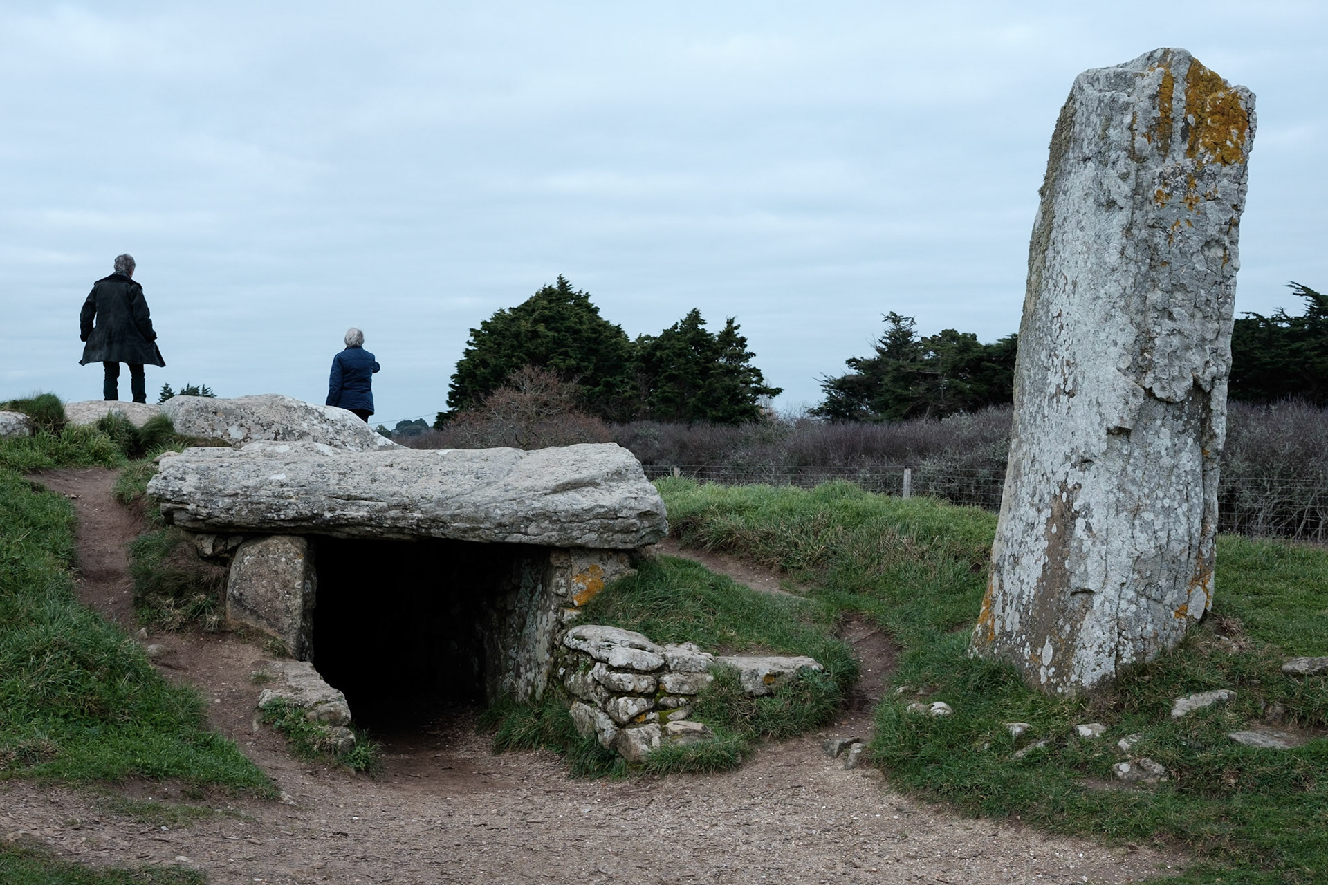 Paysages du Golf de Morbihan, Bretagne, France.