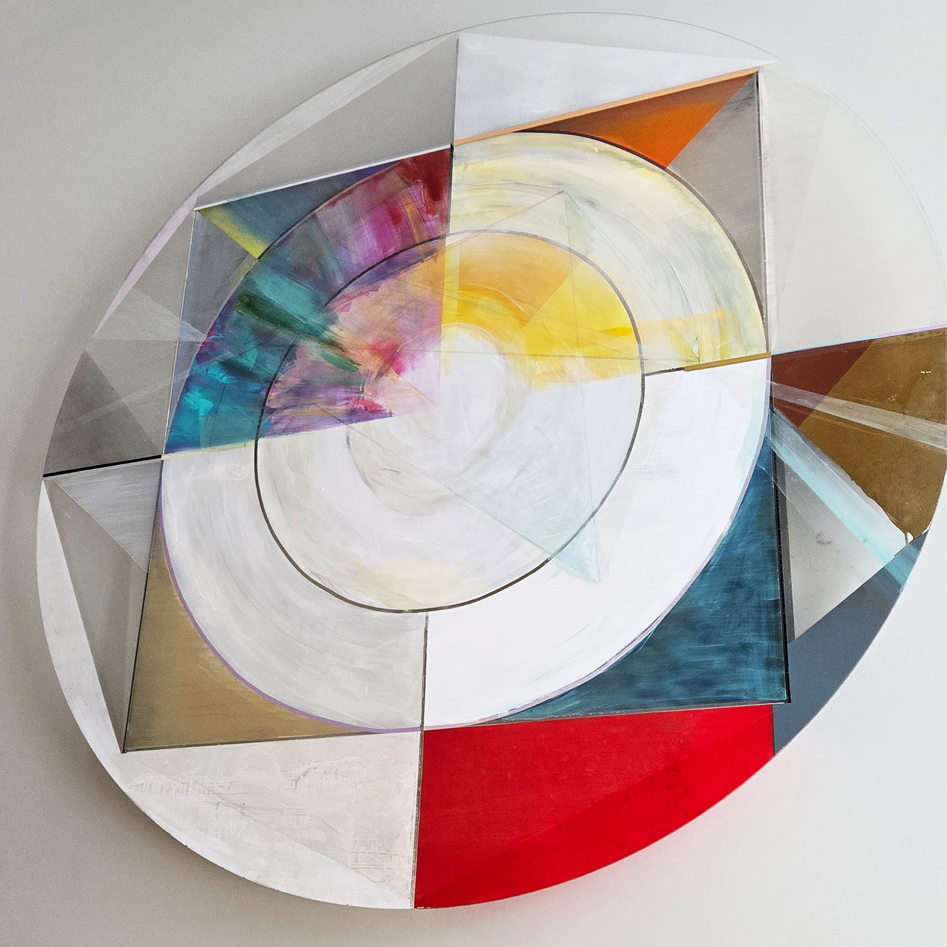 Galileo’s Assistant: David Bowie, 2008. Mixed Media on Wood Panel. In situ within a private collection. These views demonstrate how the celestial map of the "Starman" interacts with a modern domestic environment.