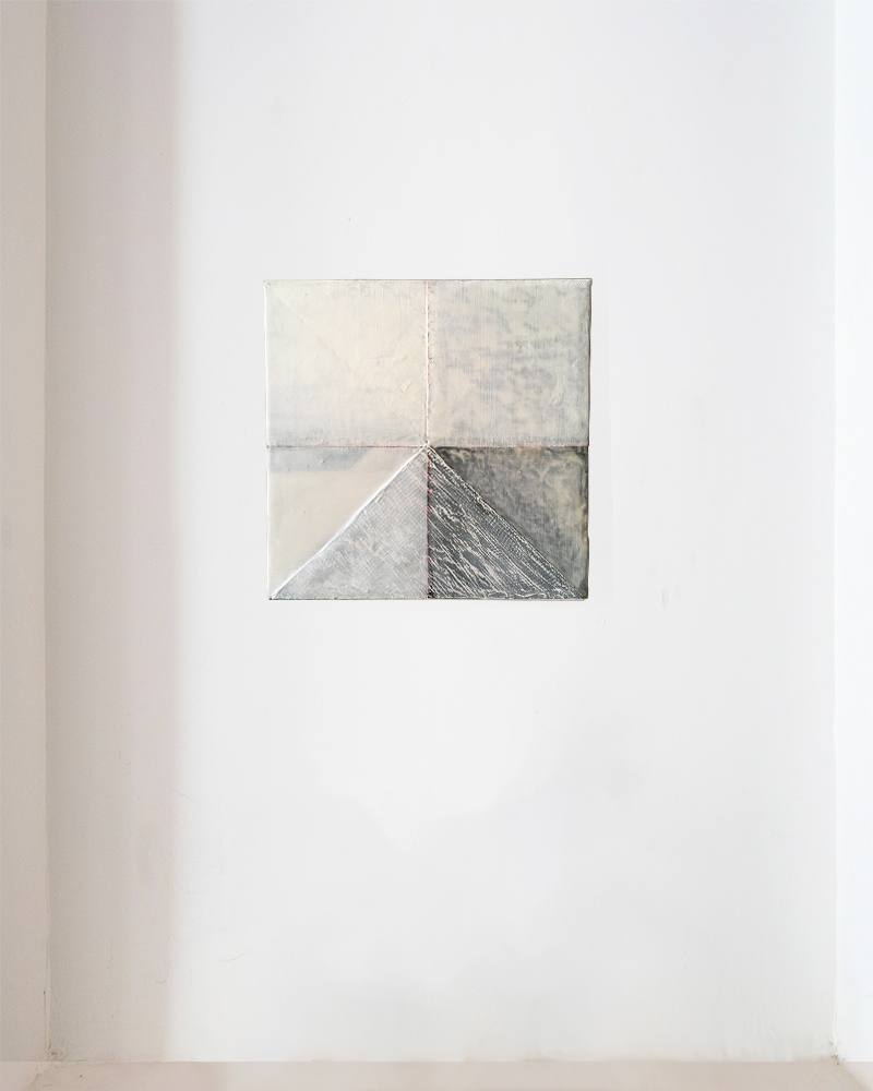Love The Greyscale Everything: Urban Winter, 2019. Mixed Media on Paper. 32cm x 32 cm