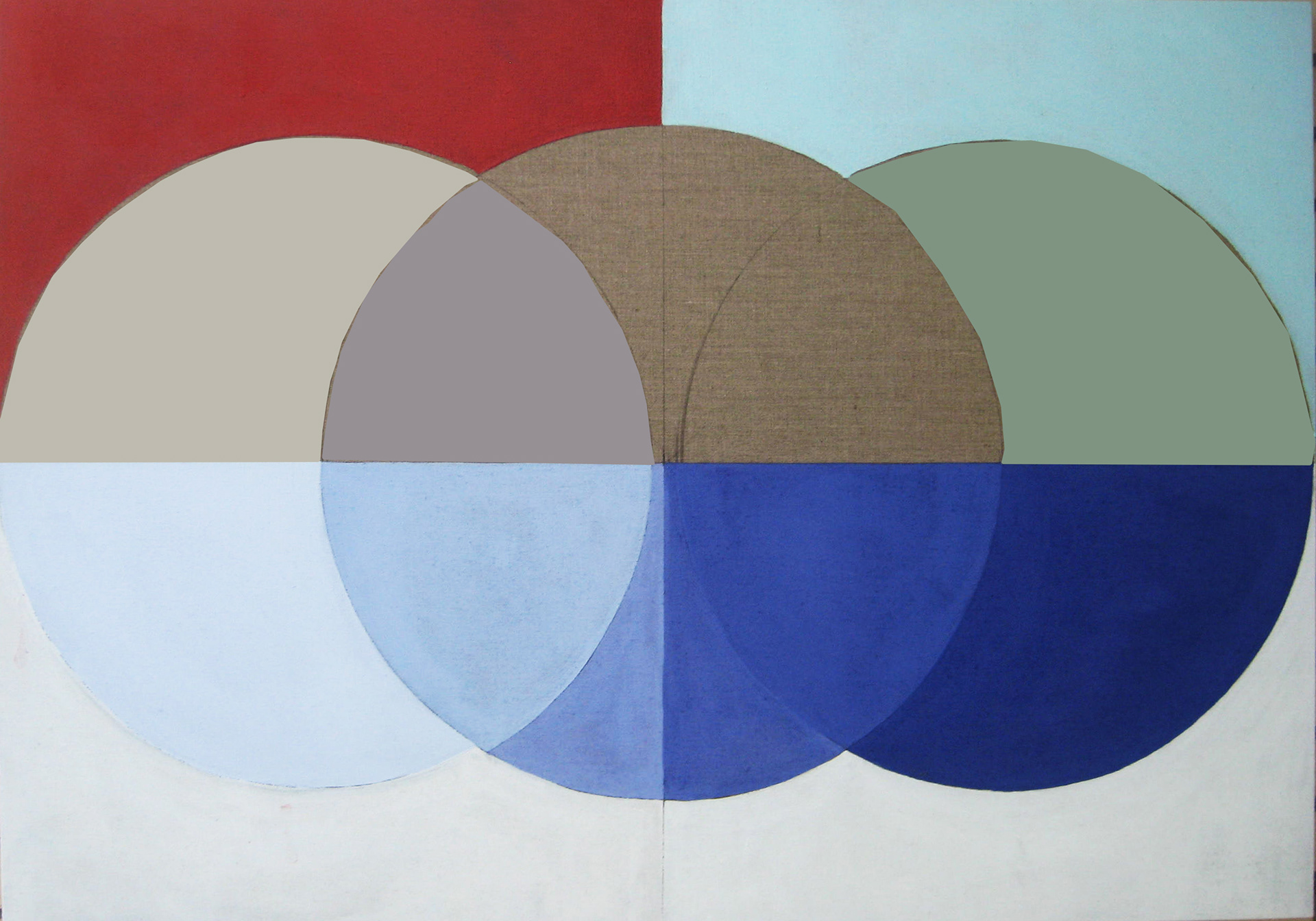 Clear Intentions: Focused Momentum, 2016. Mixed Media and Resin on Irish Linen. 35 x 48 inches. Capturing the rhythmic build-up of energy, where the fluid core settles into the structural stability of the rectangular format.