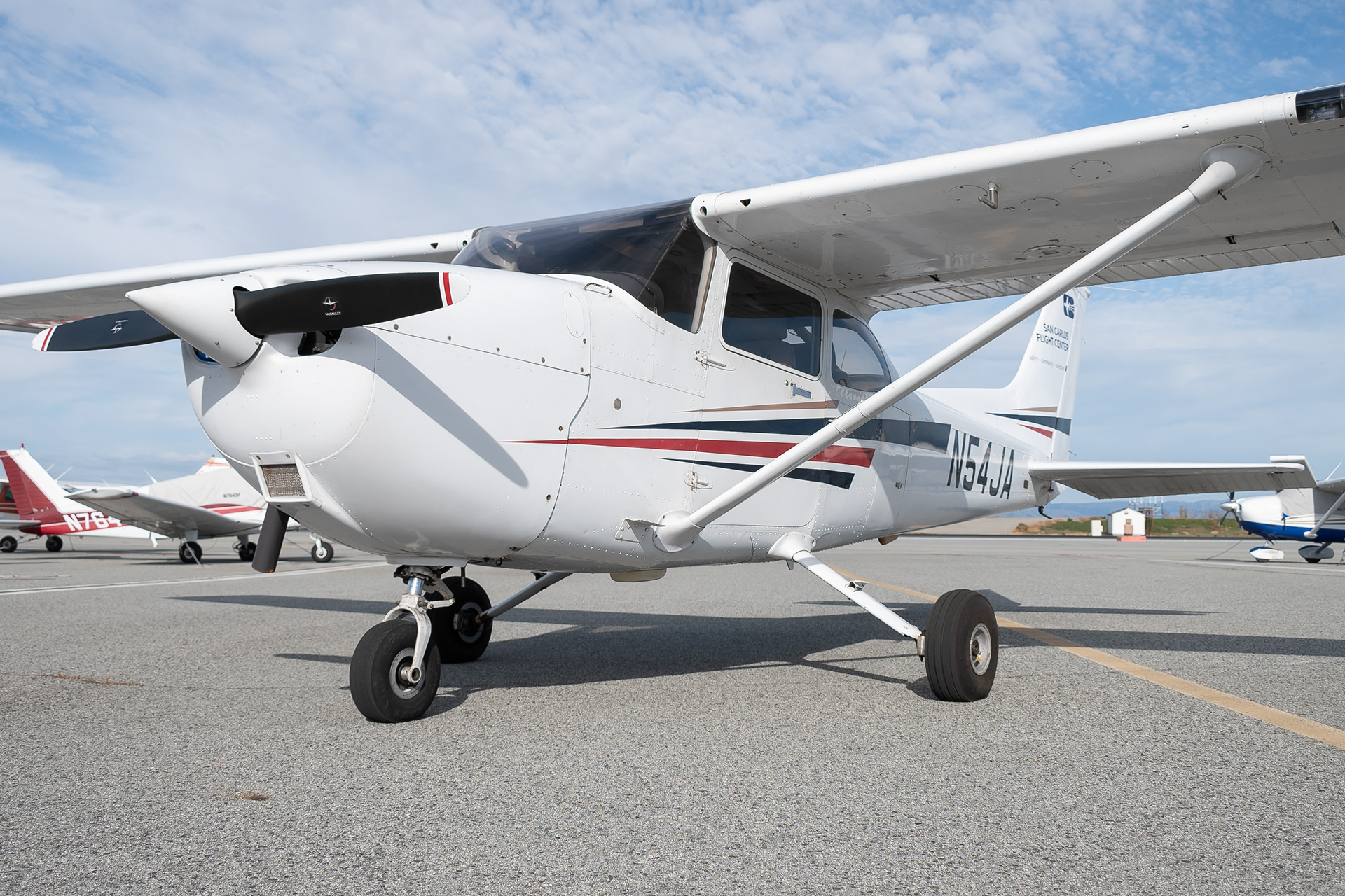 N54JA Photoshoot for San Carlos Flight Center