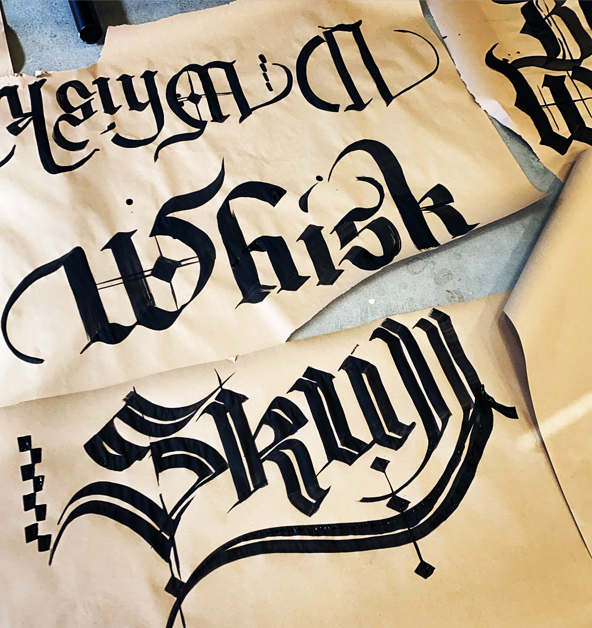 Calligraphy workshop