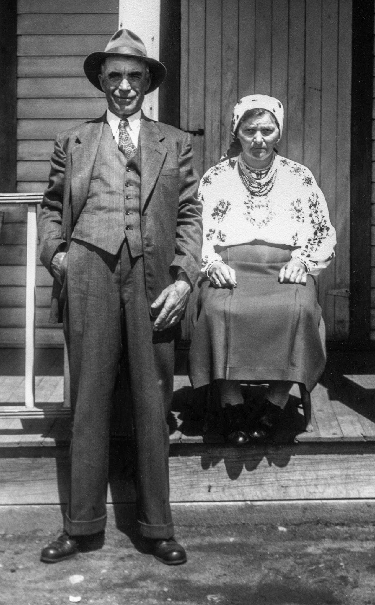 Circa 1942 • Ivan Fedorak and Maria [Shewchuk] Fedorak