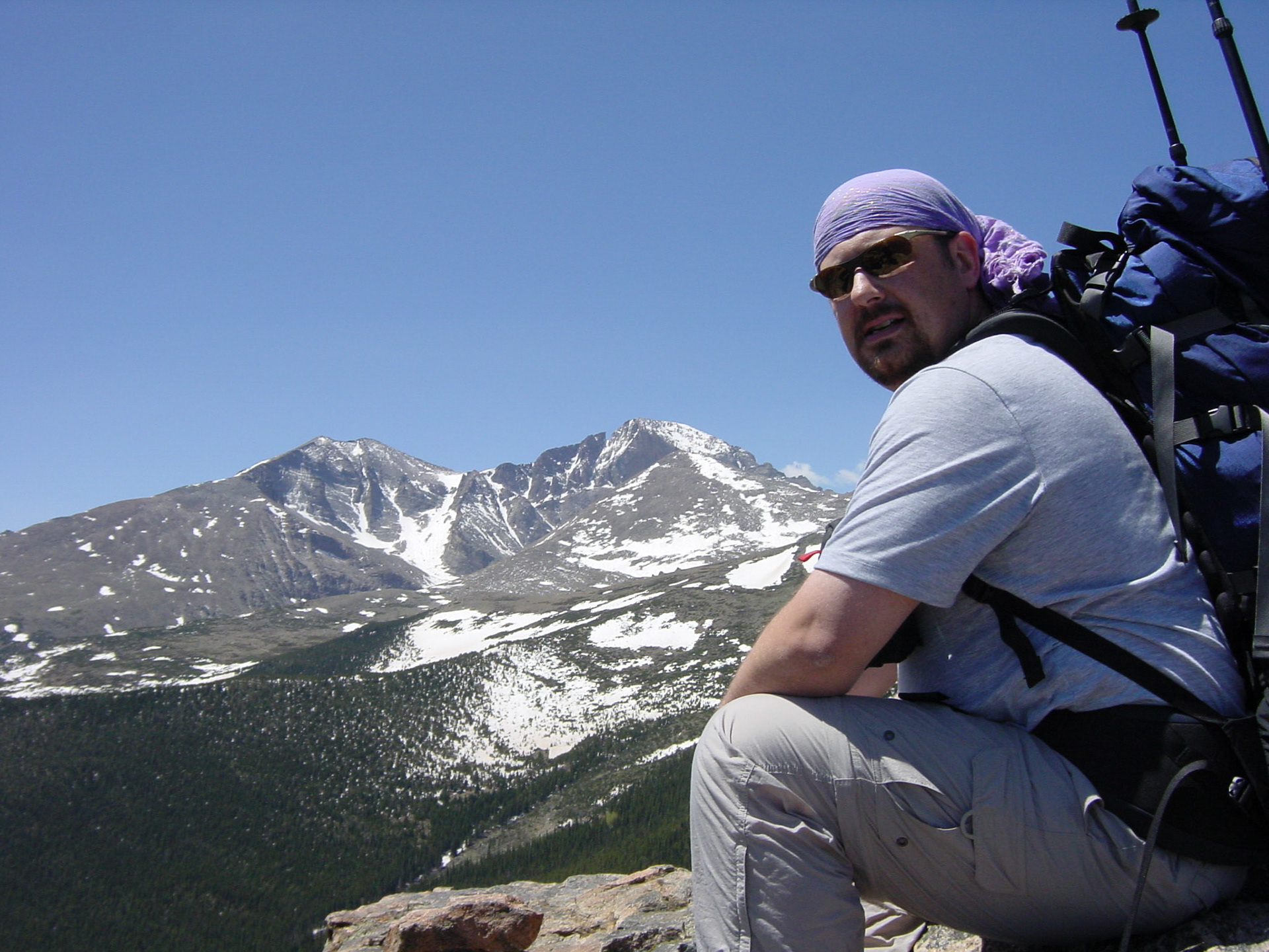 Ealry 2000: Rocky Mountains, Colorado. Brian Huculak. Photo credit: Paula Rosson