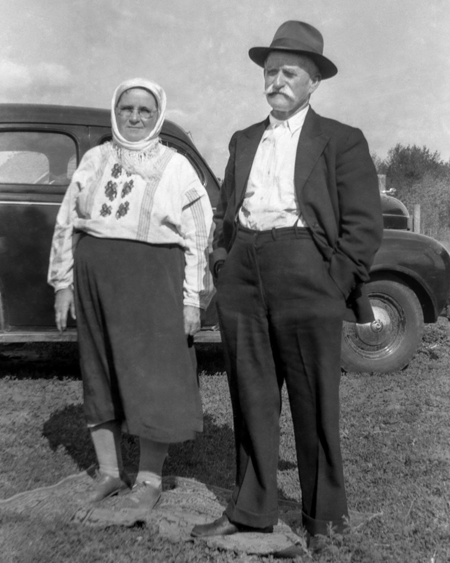 Circa 1940: Elena [Shewchuk] Fedorak and Mike Fedorak