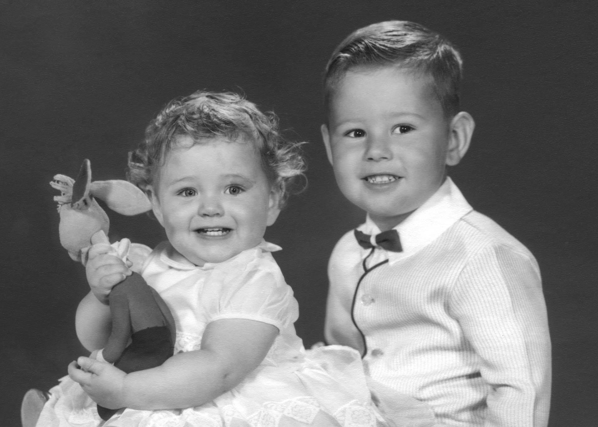Lee-Ann (1) and Brian Huculak (2) , Edmonton, AB, 1966