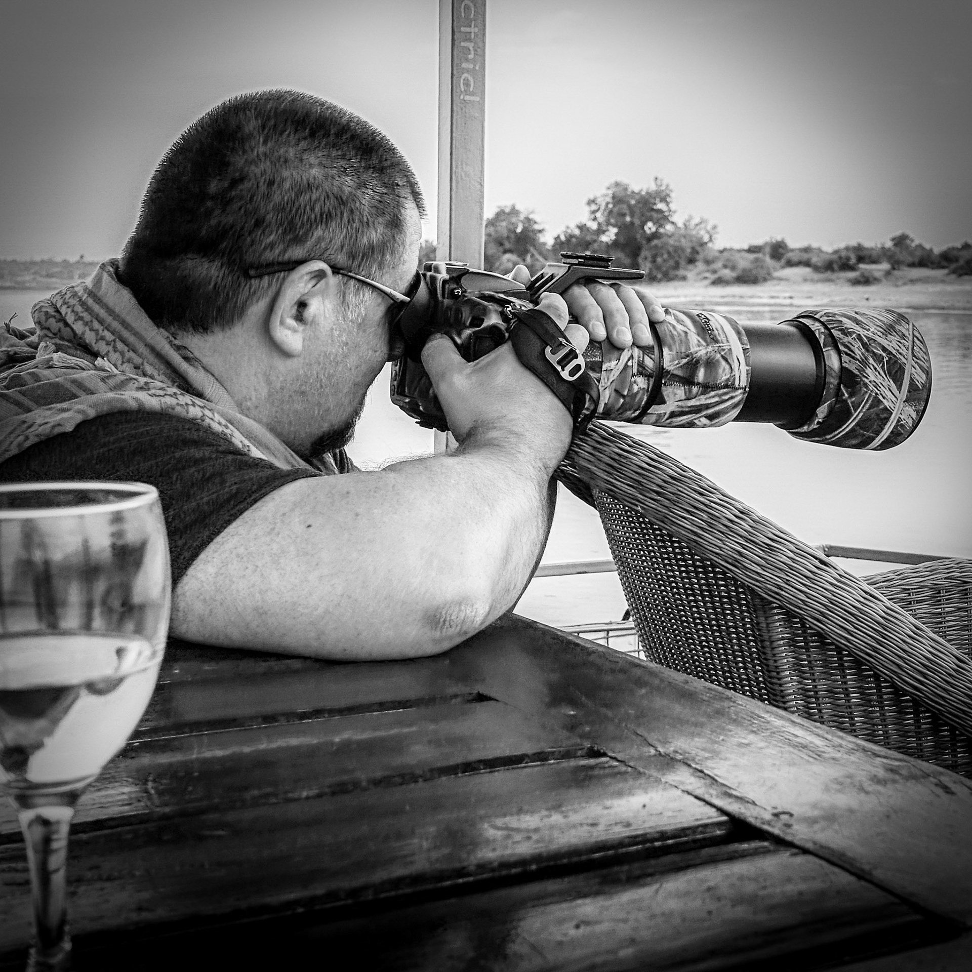 09 Nov 2019: Brian Huculak, Botswana, Africa. Photo credit: Paula Rosson (spouse of Brian)