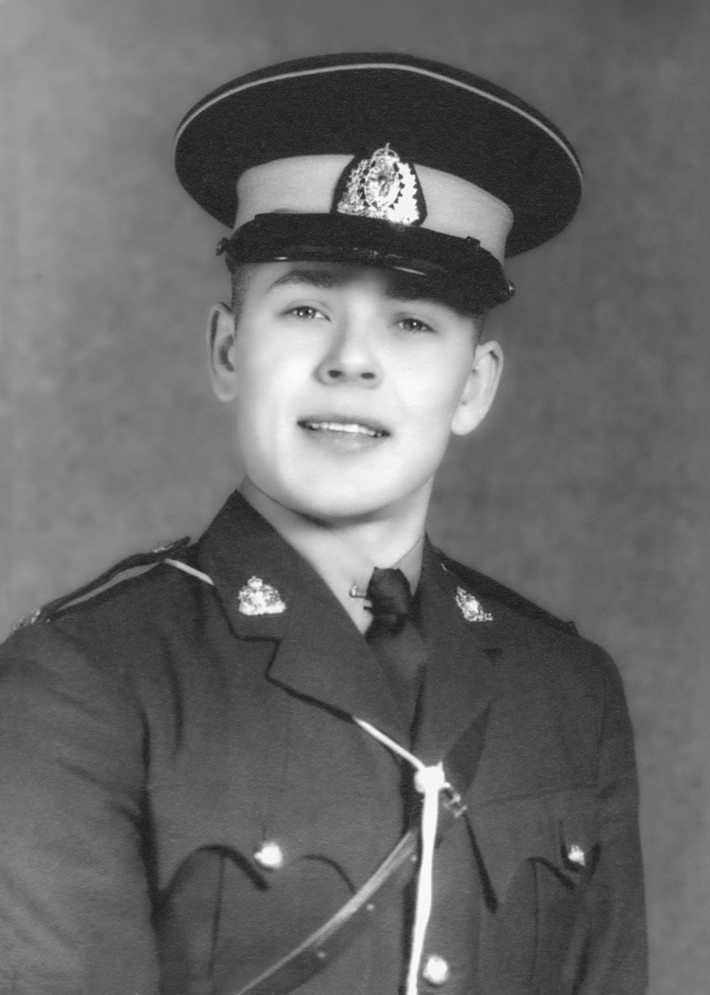 c.1950: Paul M Shewchuk (19) Royal Canadian Mounted Police