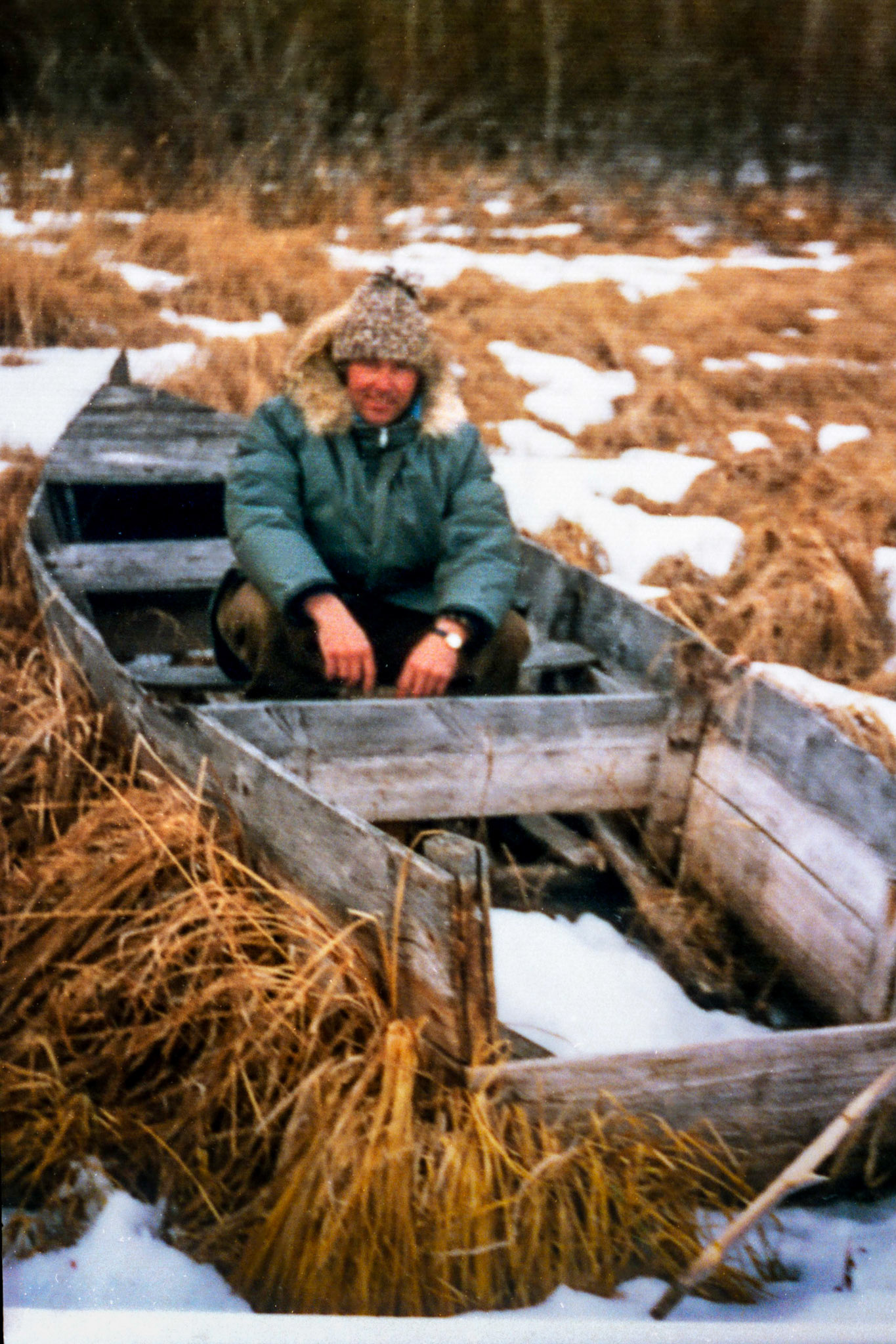 Circa 1971 • John Huculak (38) on a fishing trip in north central Alberta.