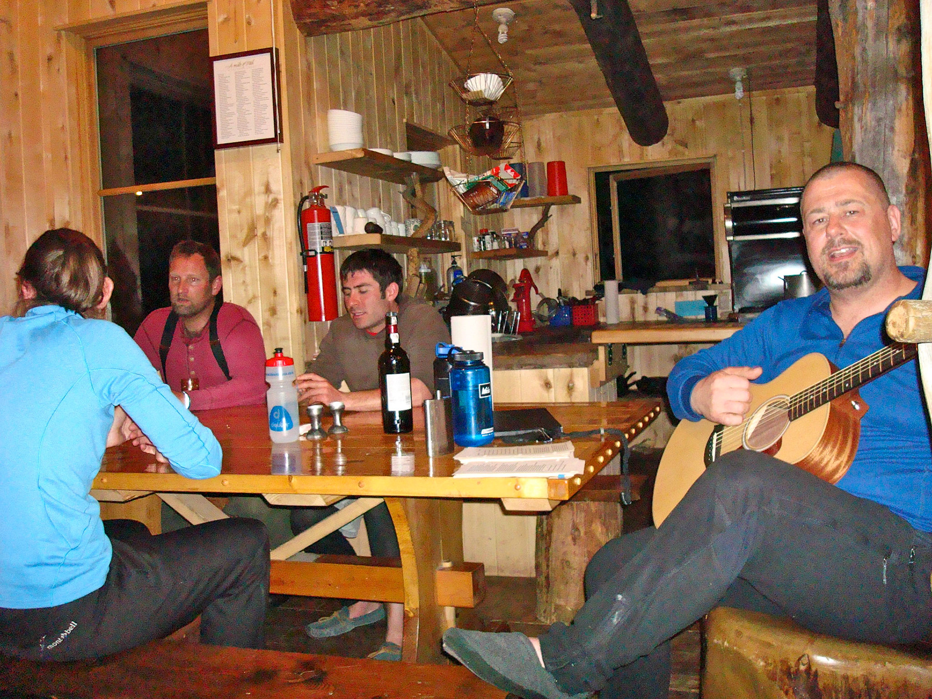 01 April 2011: Alpine hut, Colorado Rockies. Brian Huculak. Photo credit: Paula Rosson.