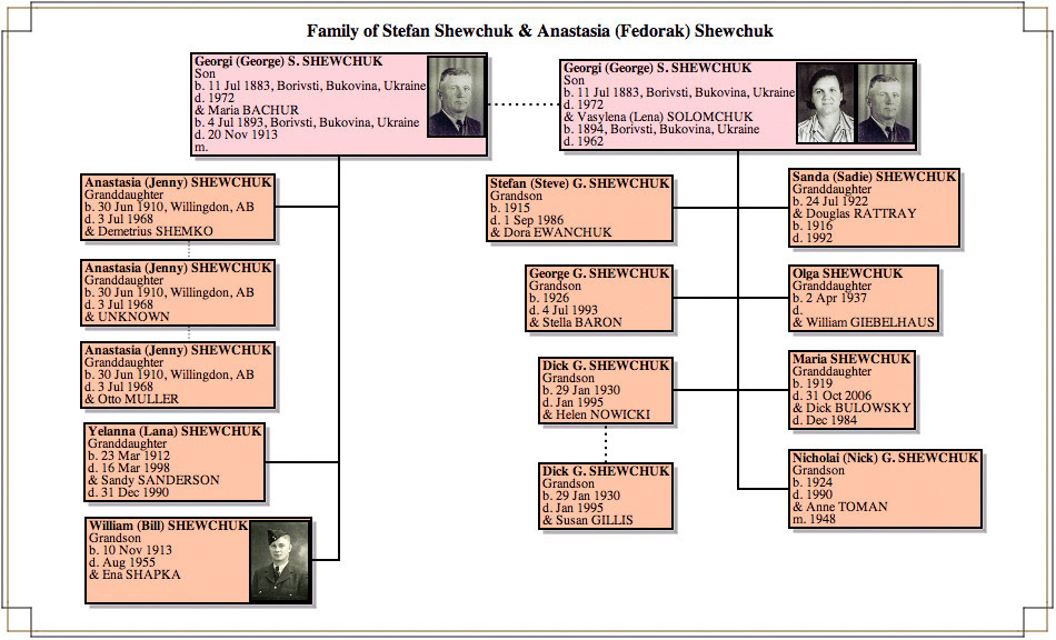 Georgi Shewchuk Family Chart