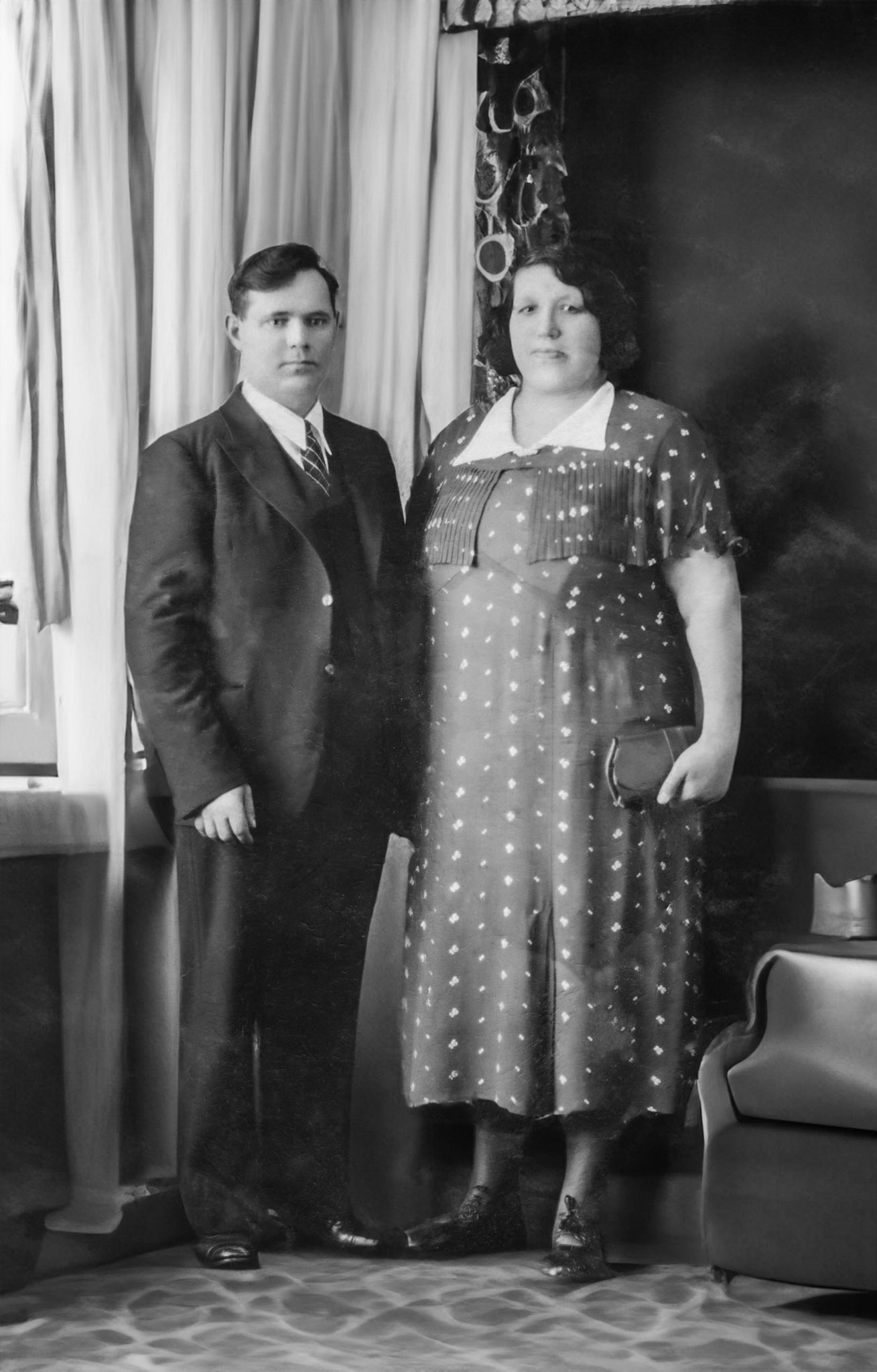 AFTER: 11 Aug 1935 • Nick Shewchuk and wife Elana, San Francisco, California.