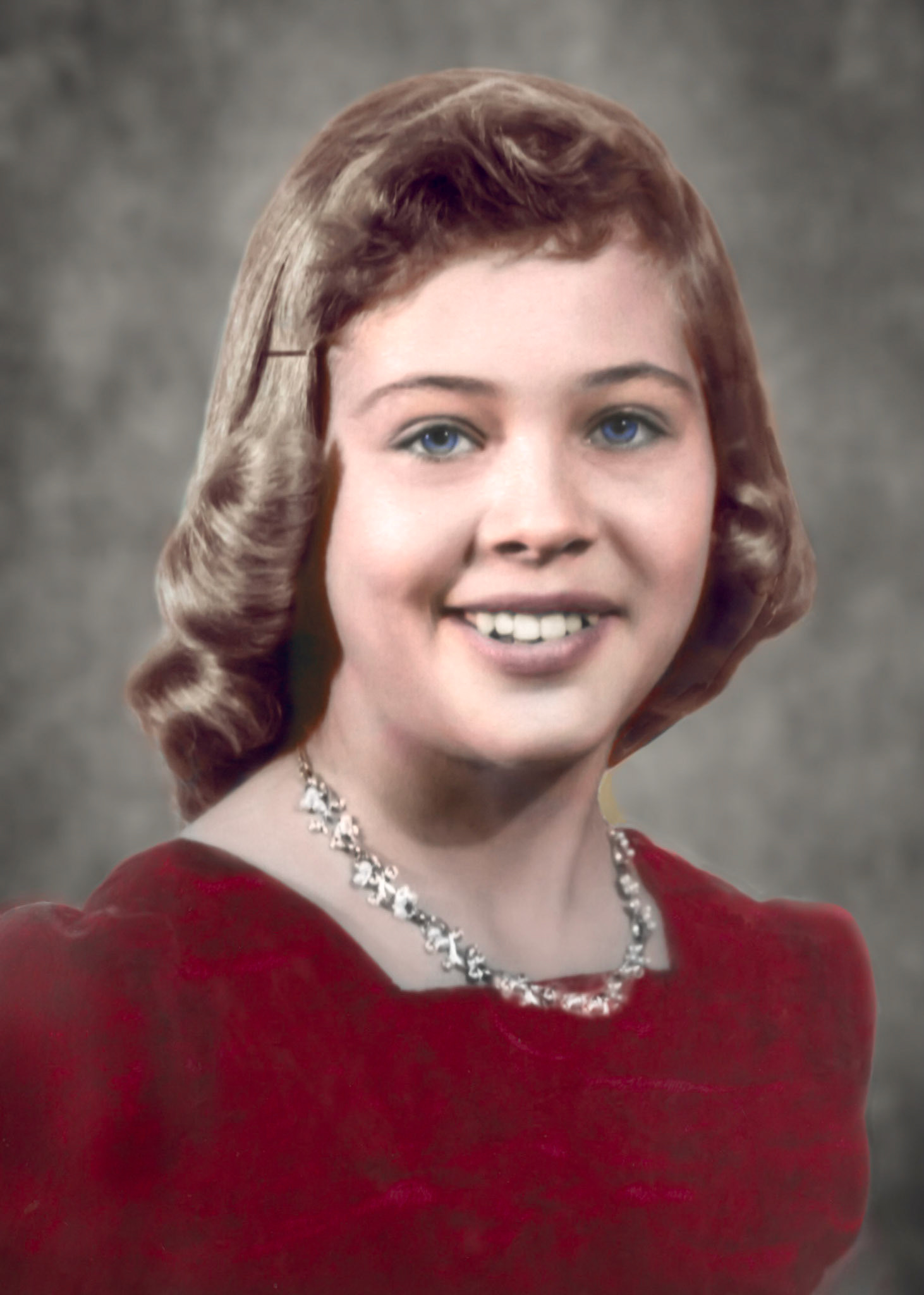 1958 • Lorna Megley (13). Image restoration and  colorization: Brian Huculak.