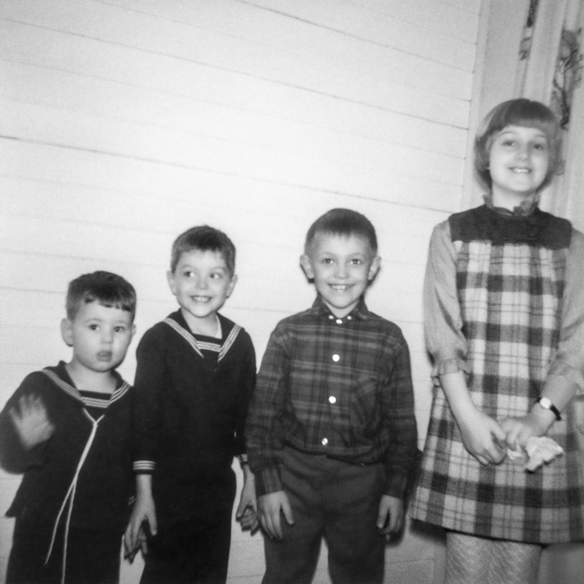 Circa 1968 • cousins L to R Brian Huculak (4) • David Romanko (6) • Jim Megley (9) • Christine Romanko (10)