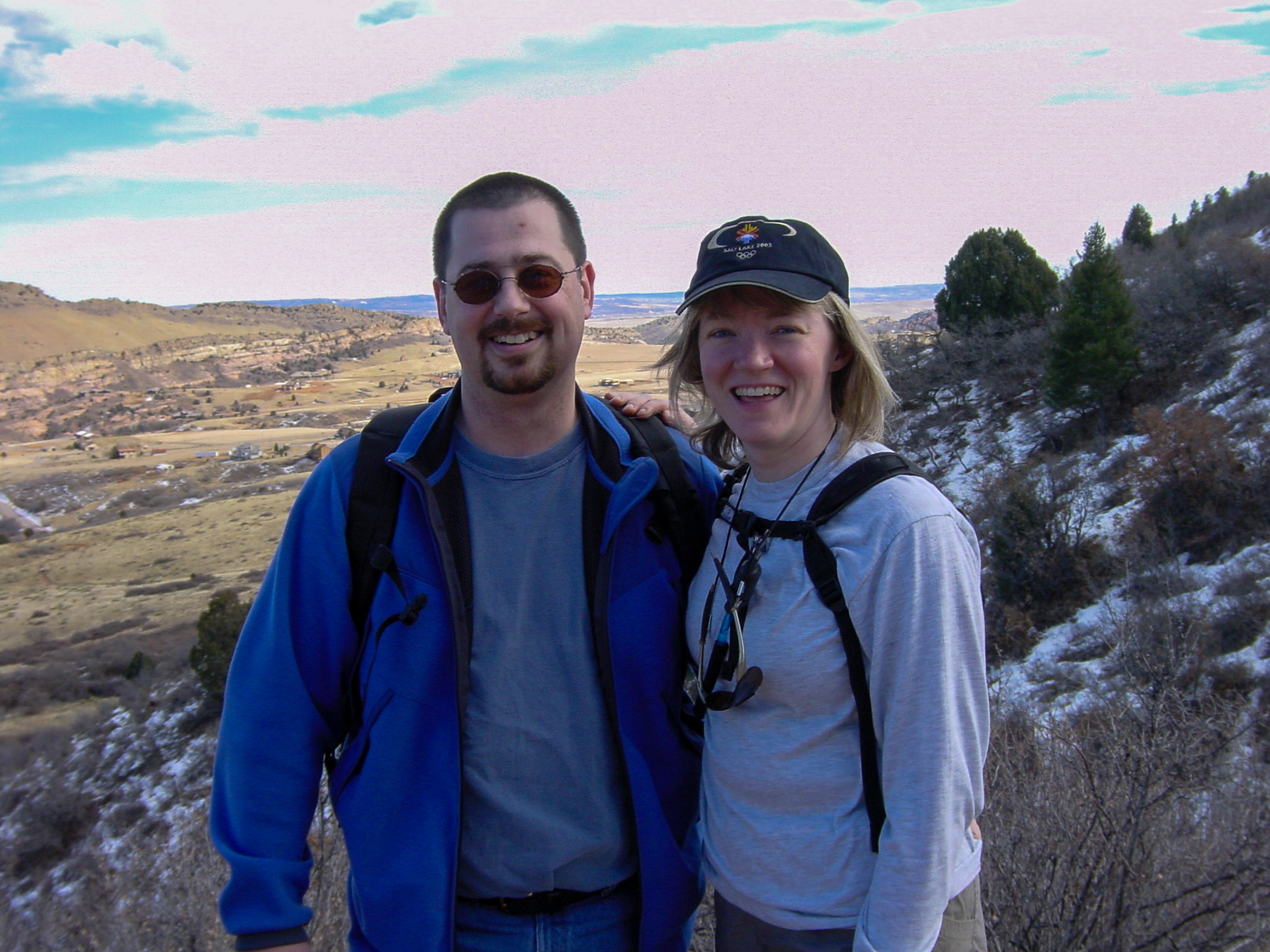 17 Feb 2002: Colorado foothills. Brian Huculak - Paula Rosson. Photo credit: unknown.