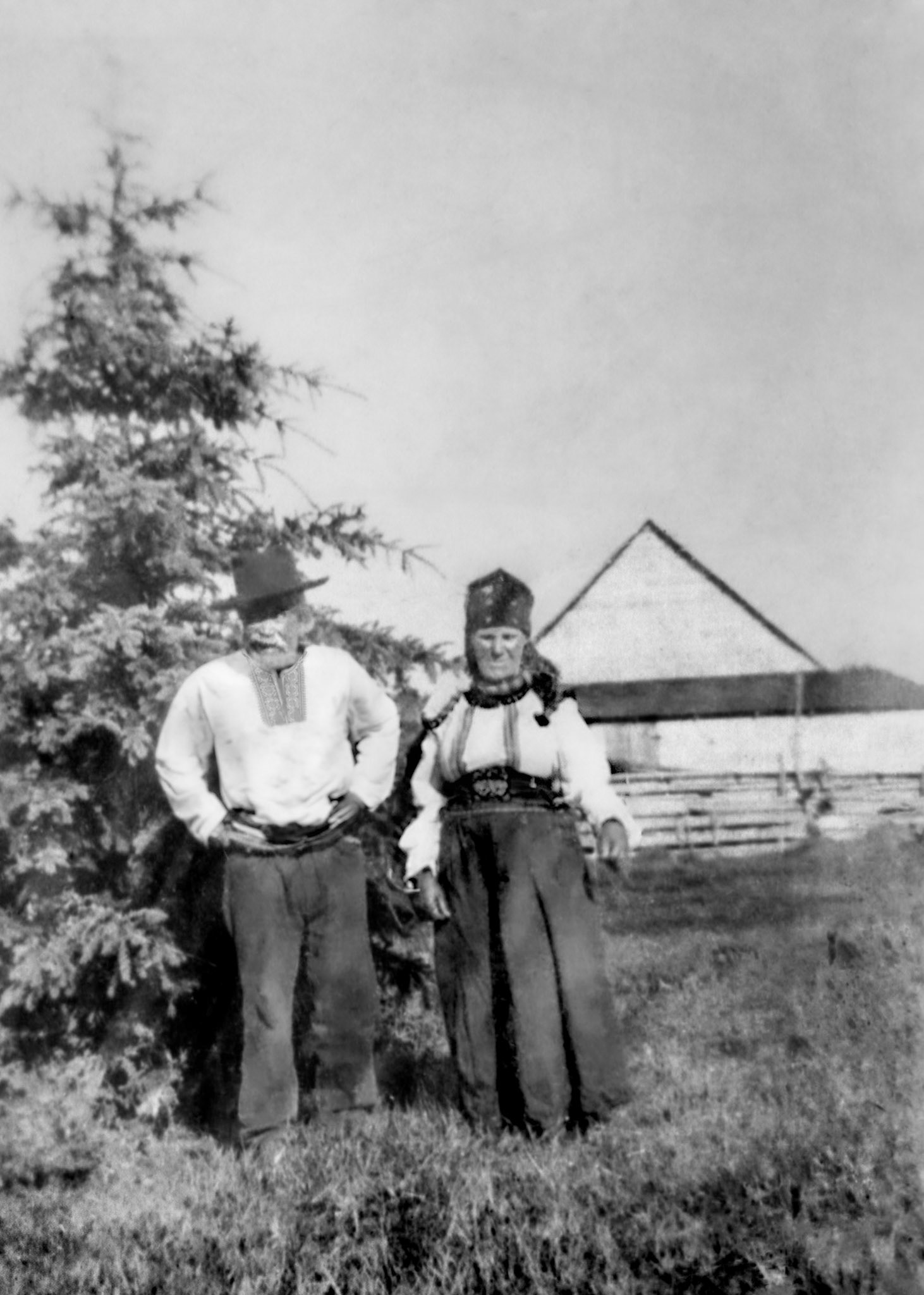 Circa 1930's • Semion and Katrina Huculak (parents of Christina [Huculak] Shewchuk.)