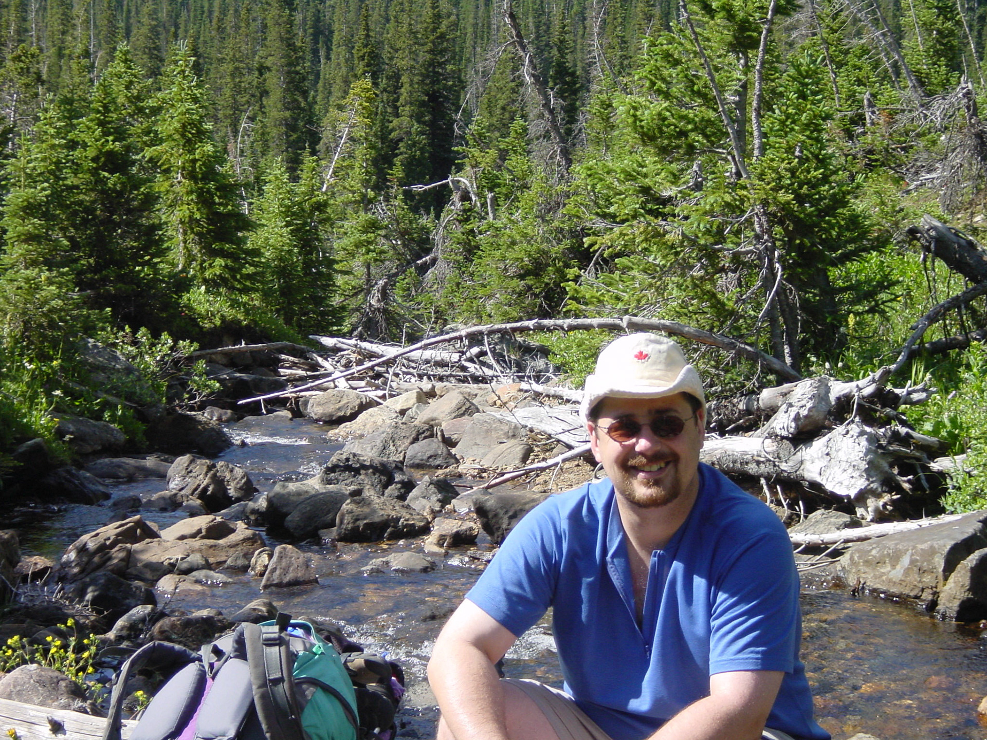 2002. Brian Huculak in Colorado Rockies. Photo credit: Paula Rosson