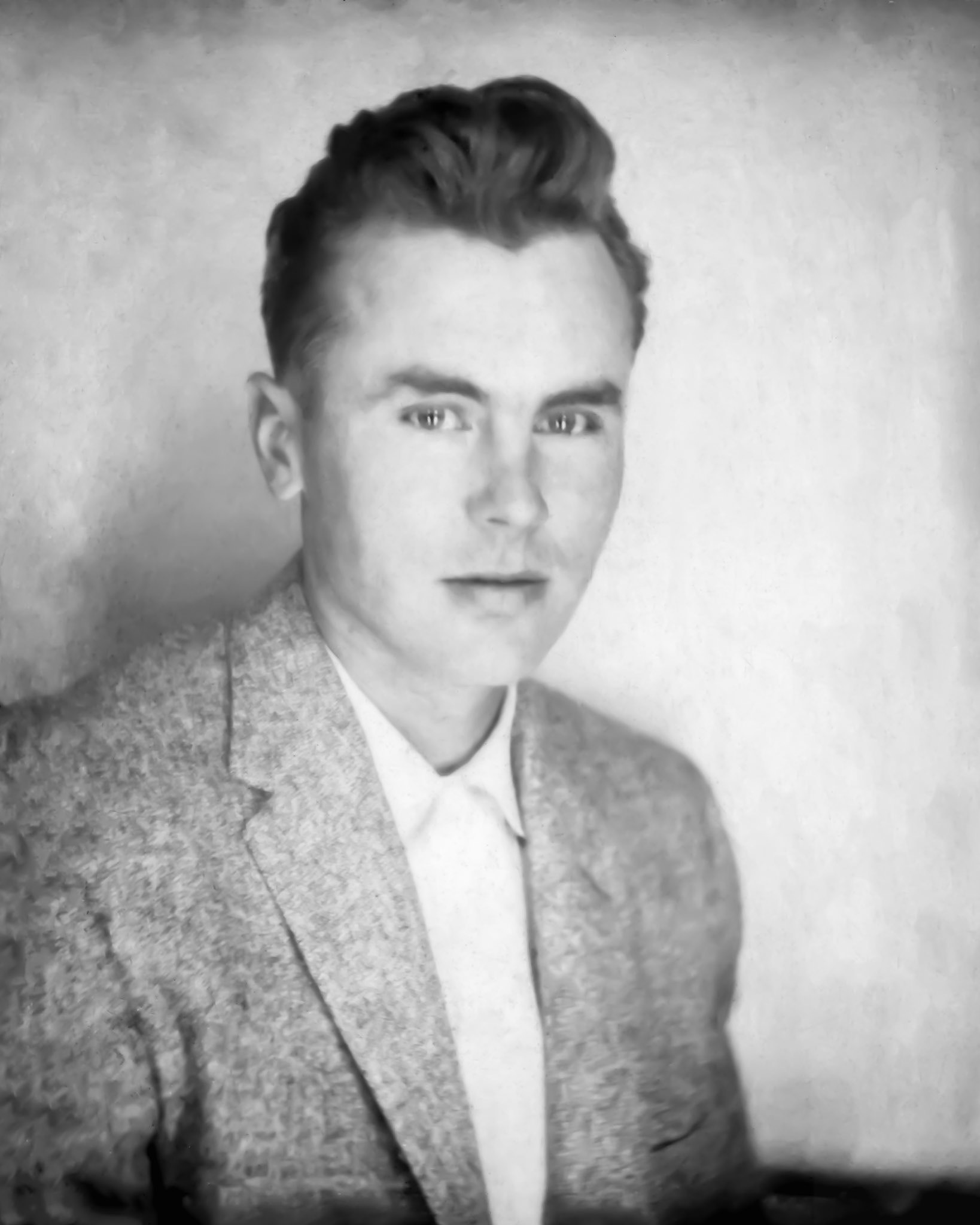 Circa 1945: George (Willis) Huculak when he was +/- 18 years old.