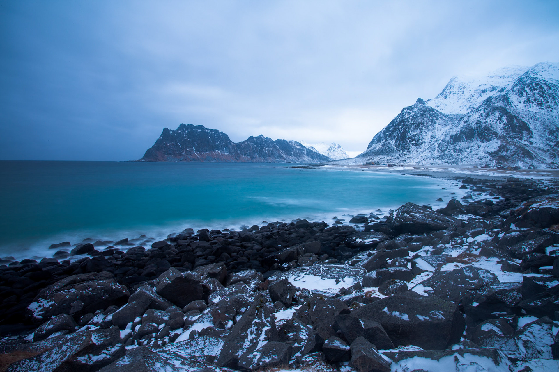 Lofoten beauty in winter