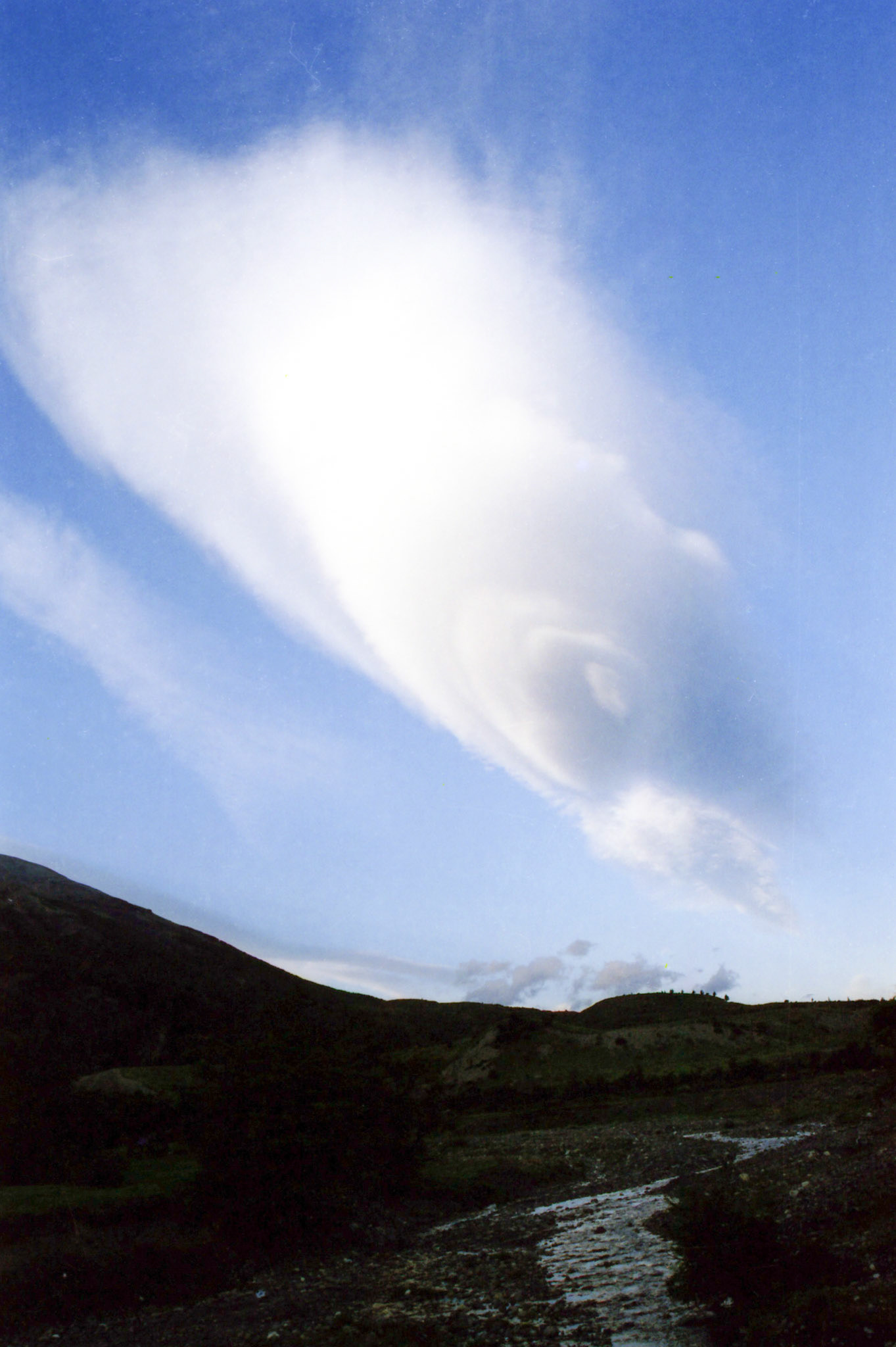 Storm cloud over Patagonia - Chile