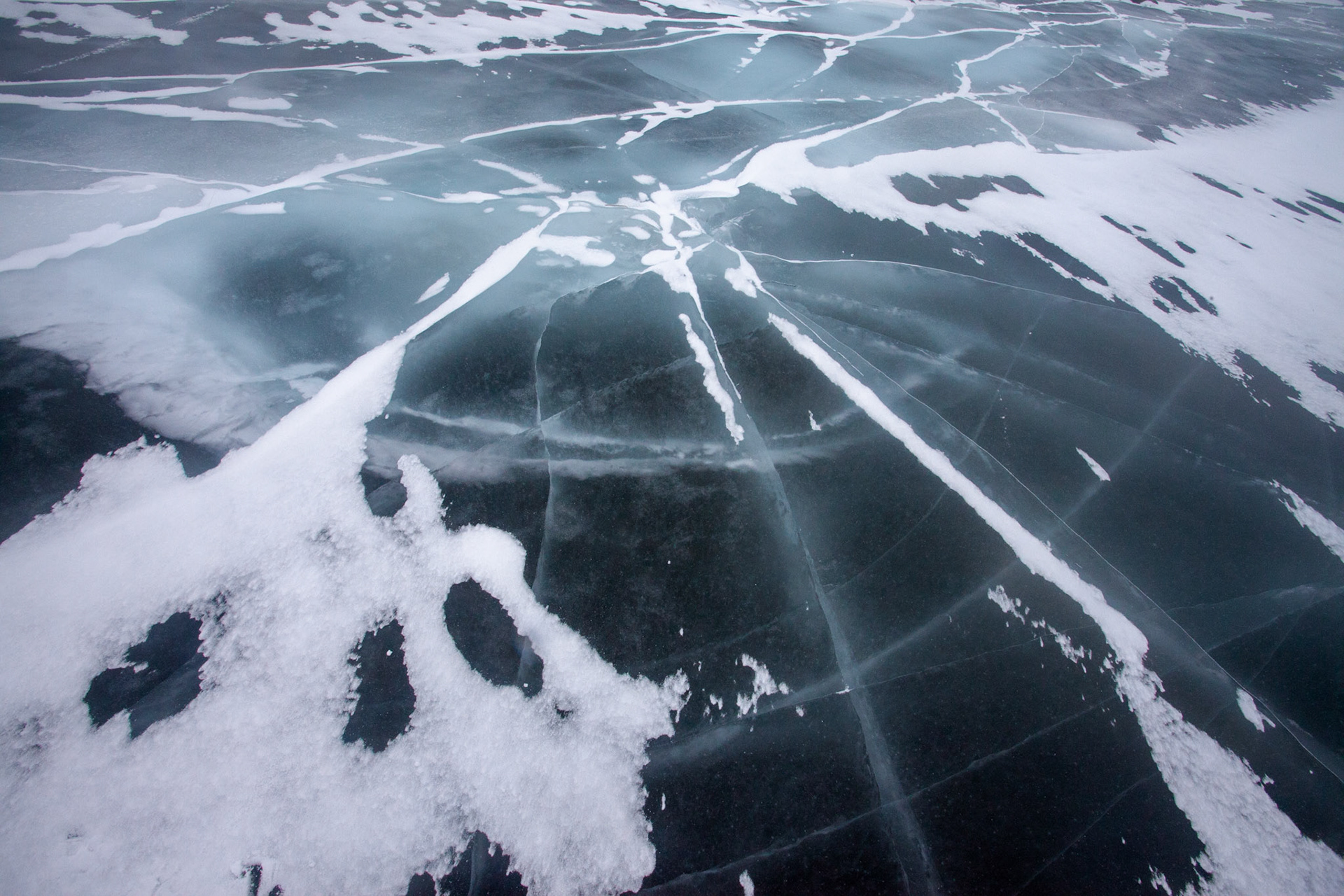 Iced lake on Lofoten - Norway