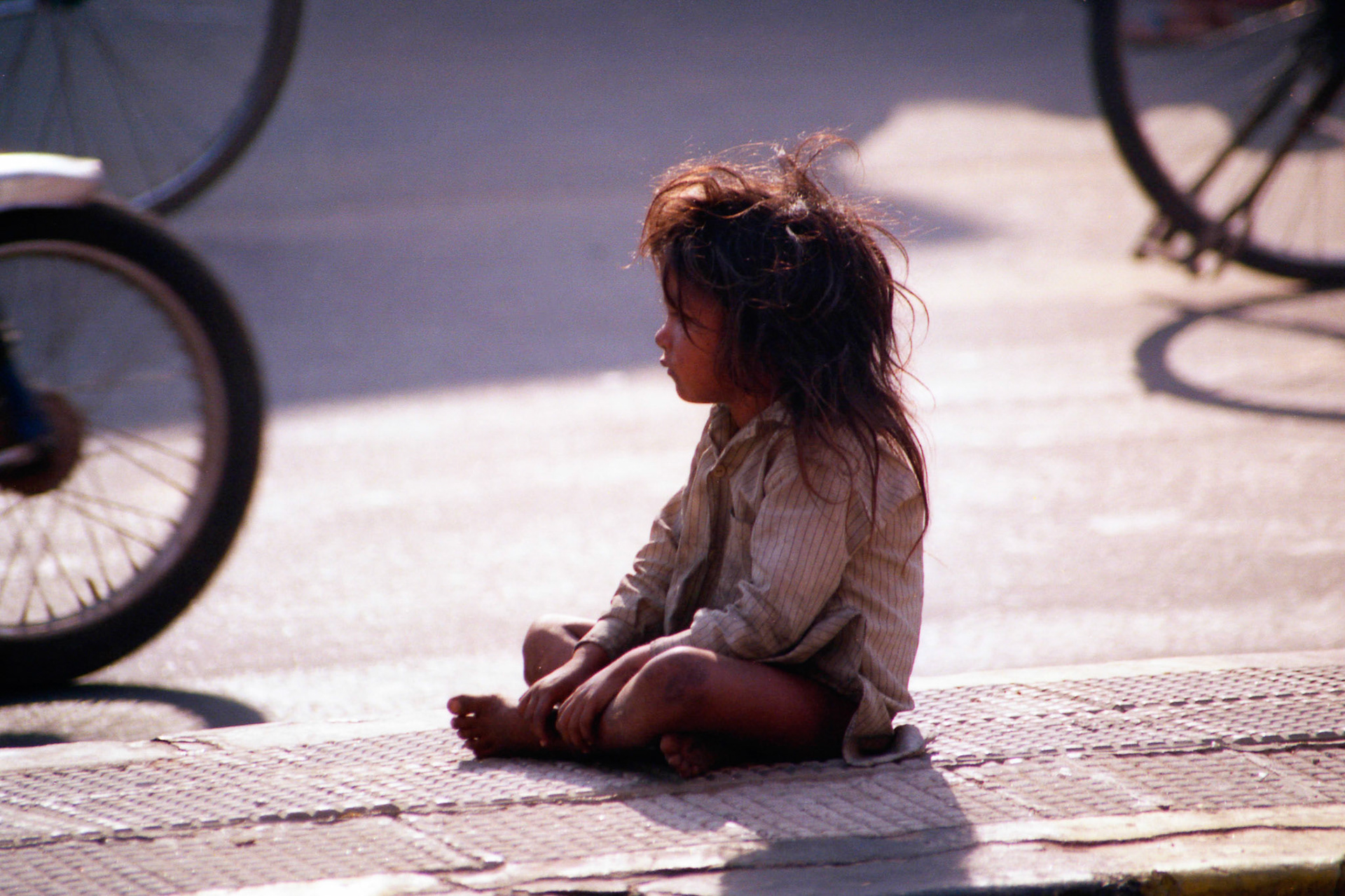 Beggar girl, Jaipur - India