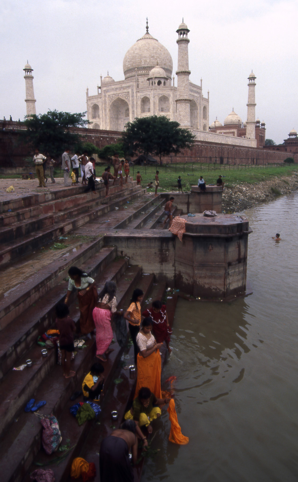 Taj Mahal from the other side, Agra - India