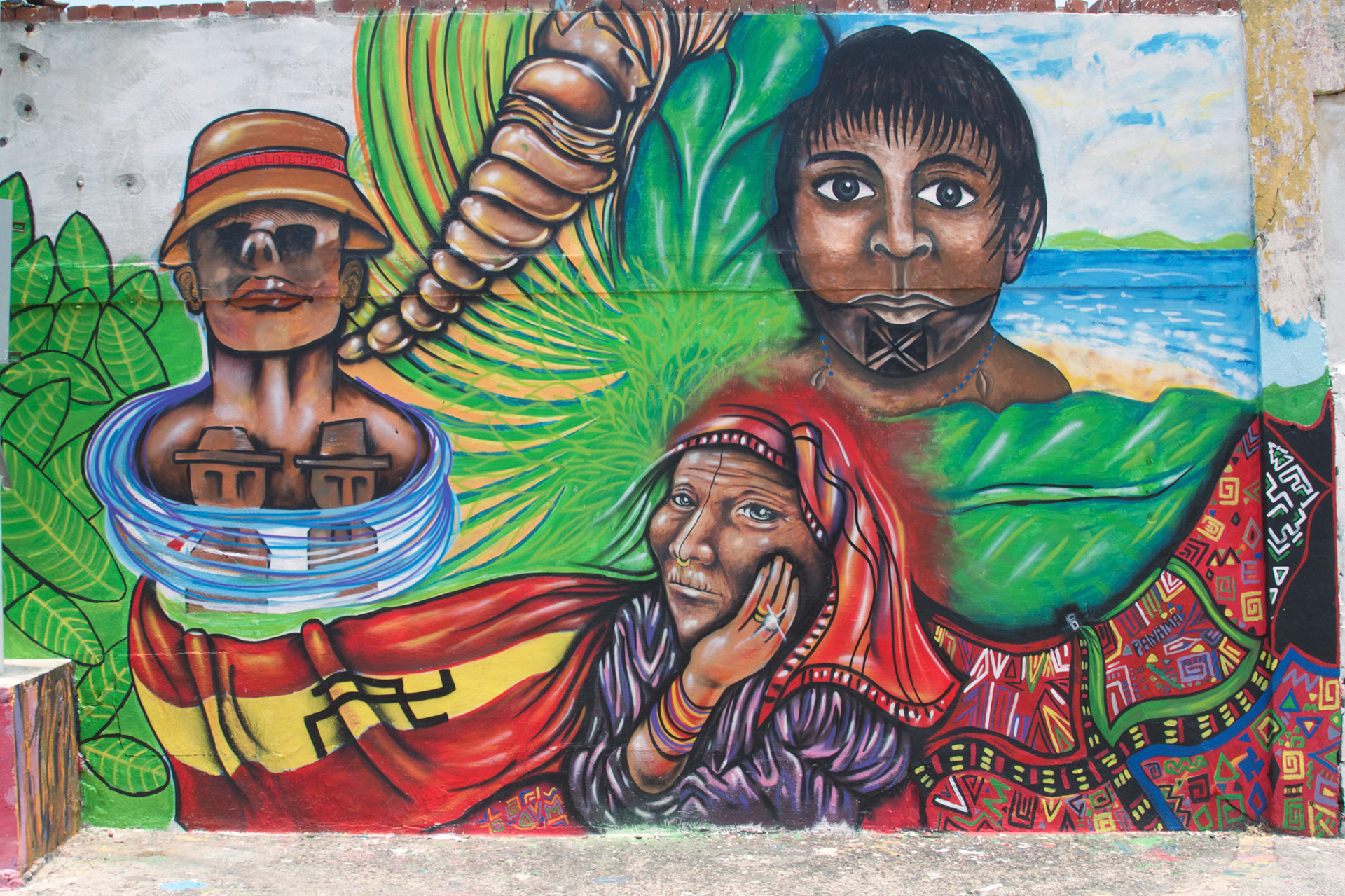 Wall paintings, Panama city