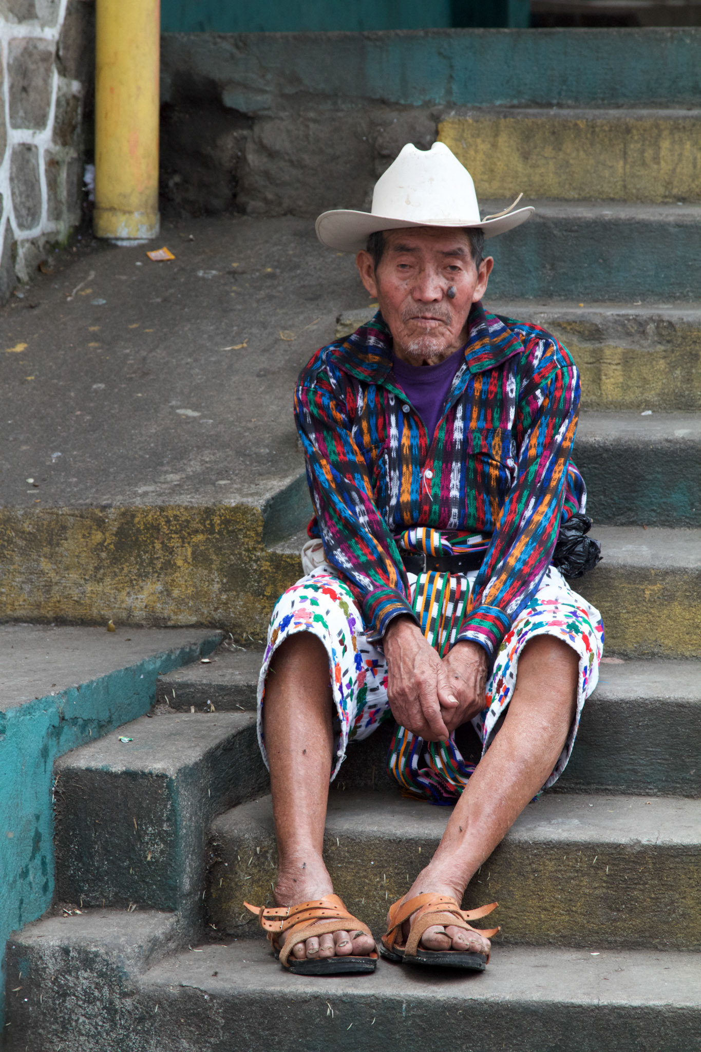 Old man relaxing - Guatemala
