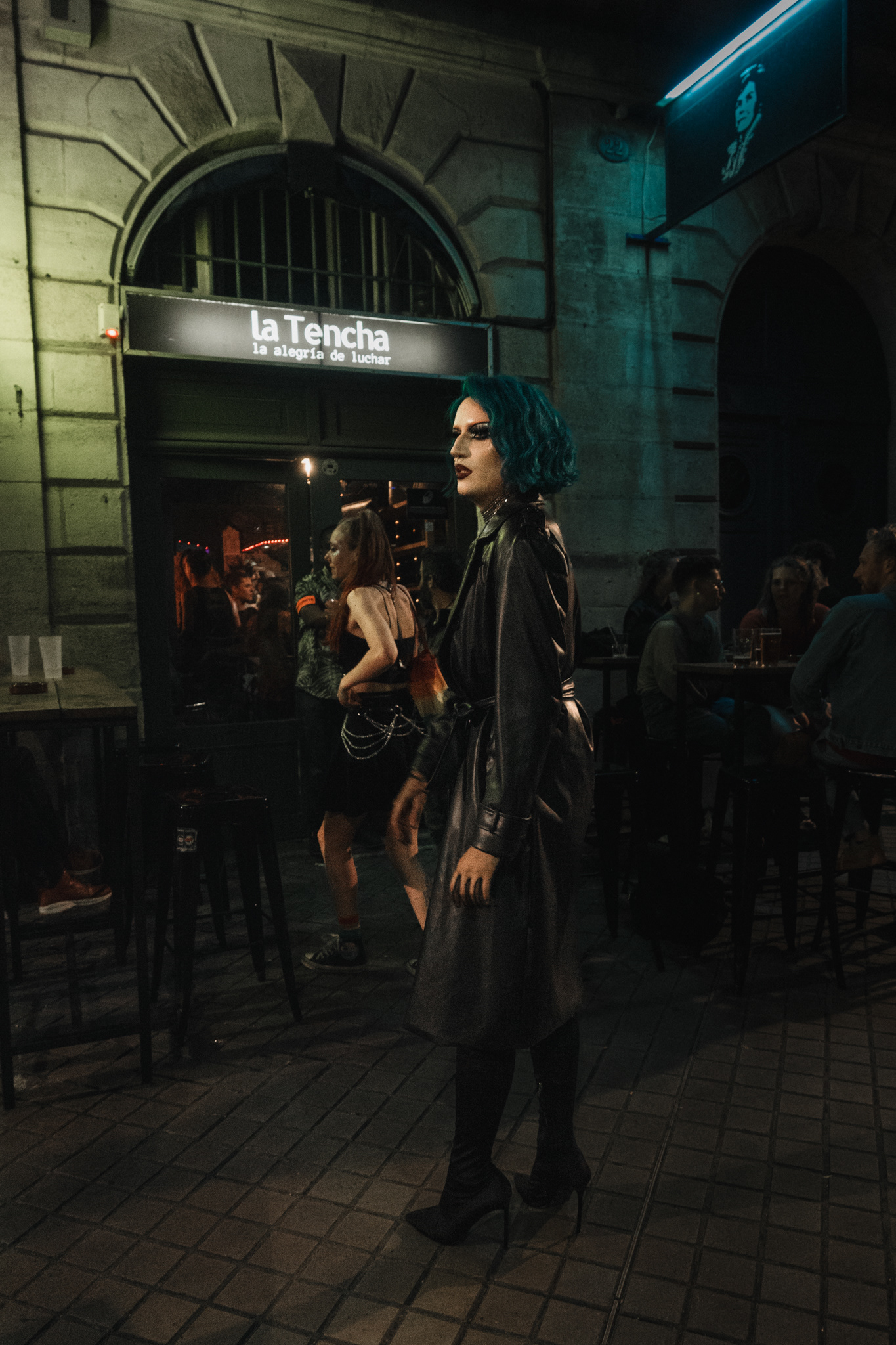 Shooting of Sohier's music video, Paradisio (Bailando Rework - Extended Mix), model: Elips © Célia Lorin