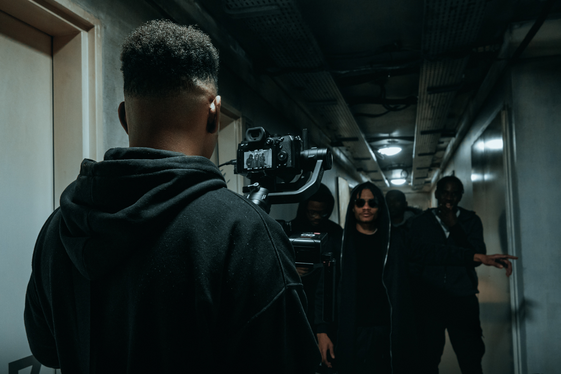 Shooting of SNS video clip © Célia Lorin