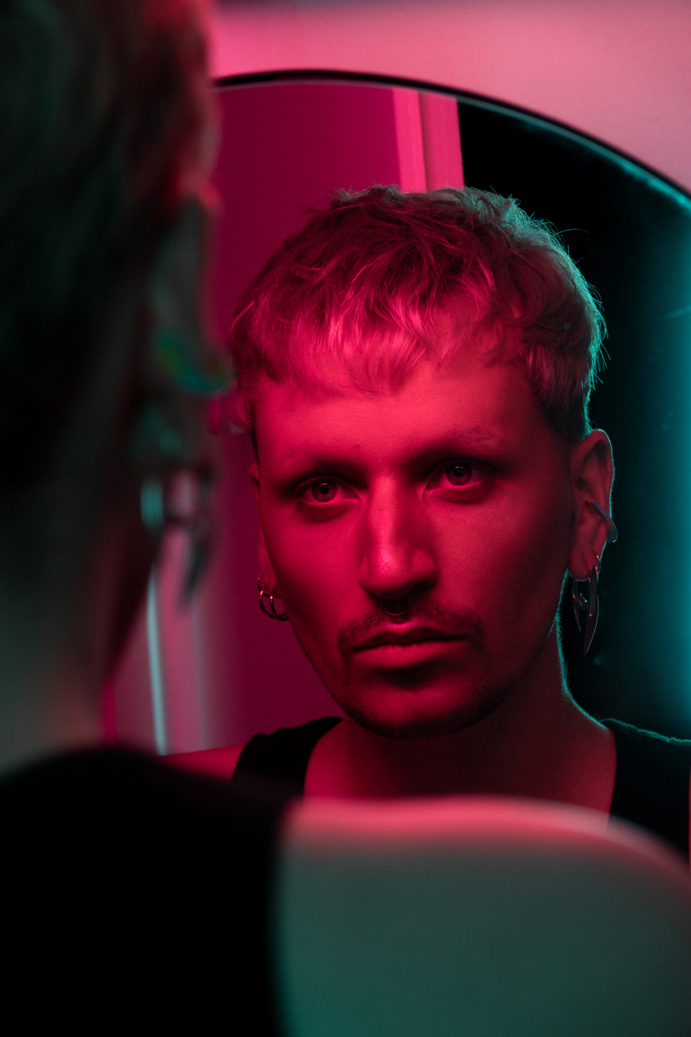 Shooting of Sohier's music video, Paradisio (Bailando Rework - Extended Mix), model: Elips © Célia Lorin