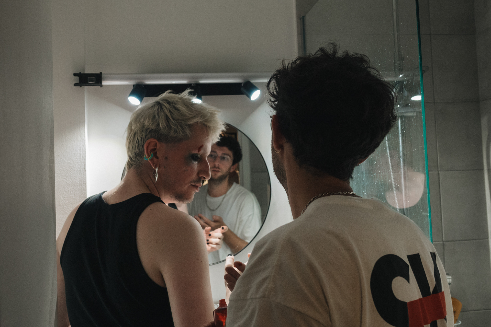 Shooting of Sohier's music video, Paradisio (Bailando Rework - Extended Mix), model: Elips © Célia Lorin