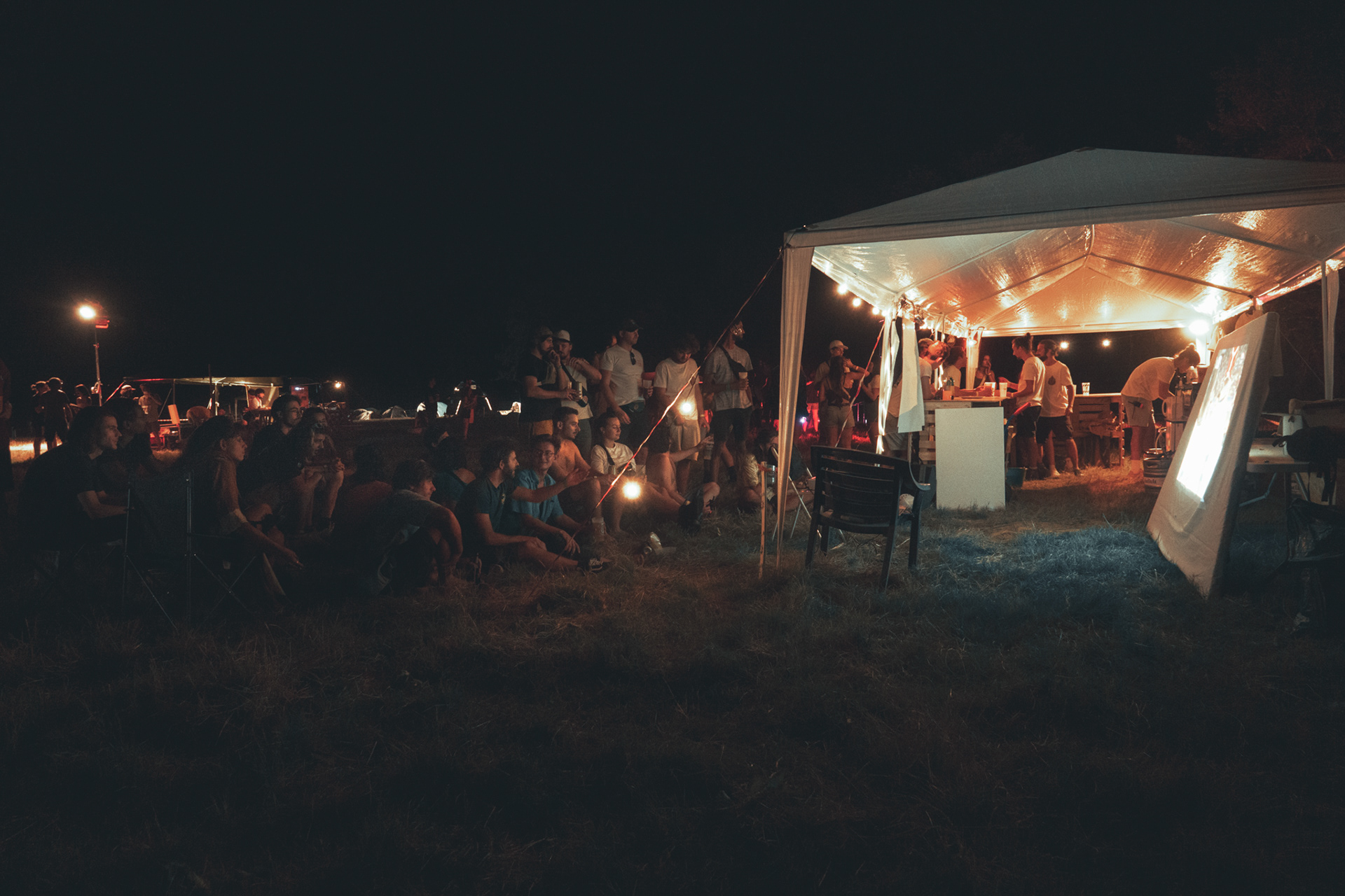 The first edition of the Pinattack festival proposed by the Piwawood association © Célia Lorin